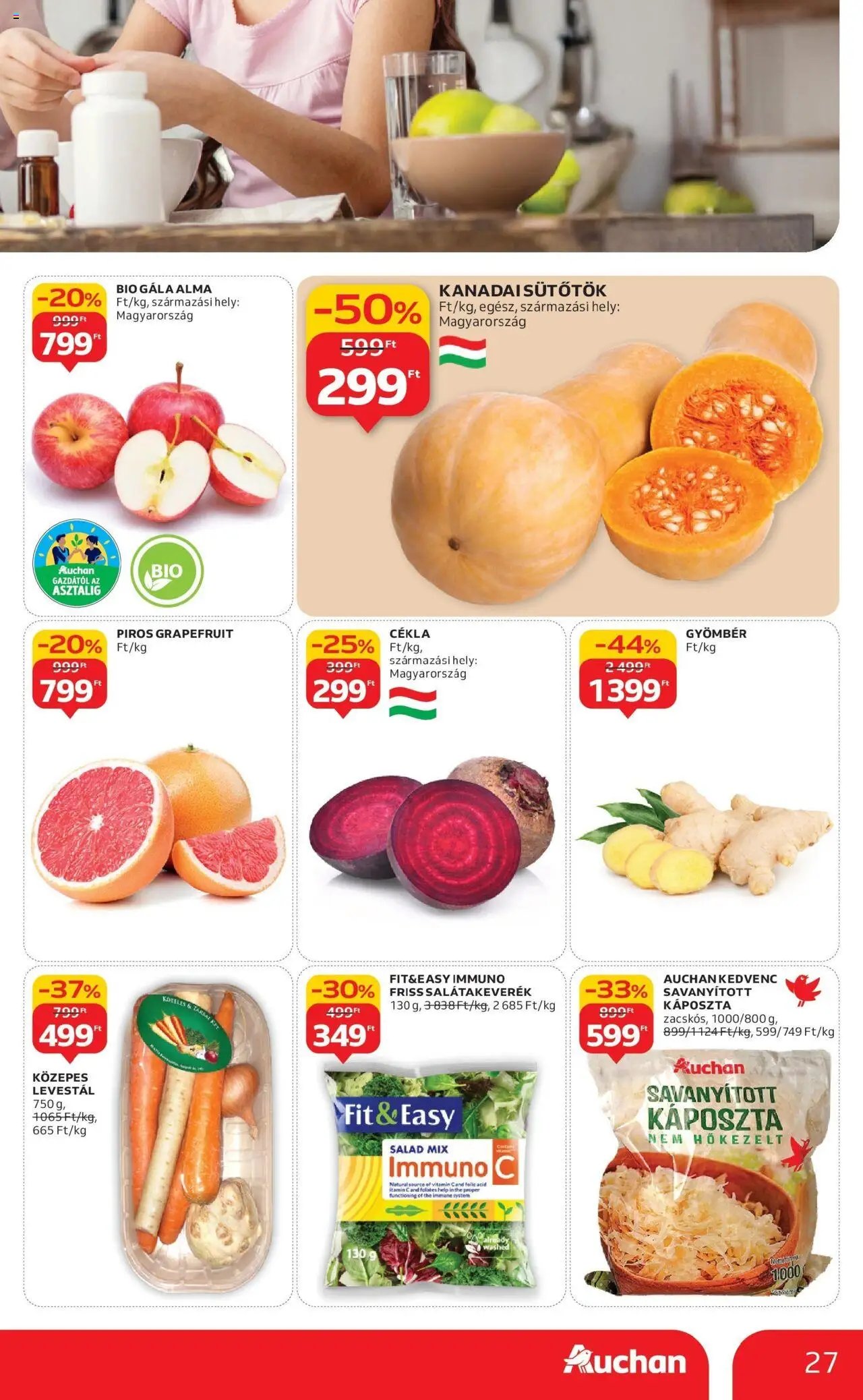 Auchan újság 2025.09.25. Kecskemét Akciós újság Auchan (2025-09-25 - 2025-10-01)