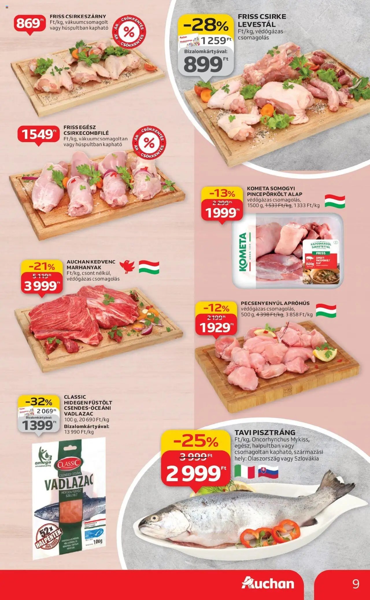 Auchan újság 2025.09.25. Kecskemét Akciós újság Auchan (2025-09-25 - 2025-10-01)