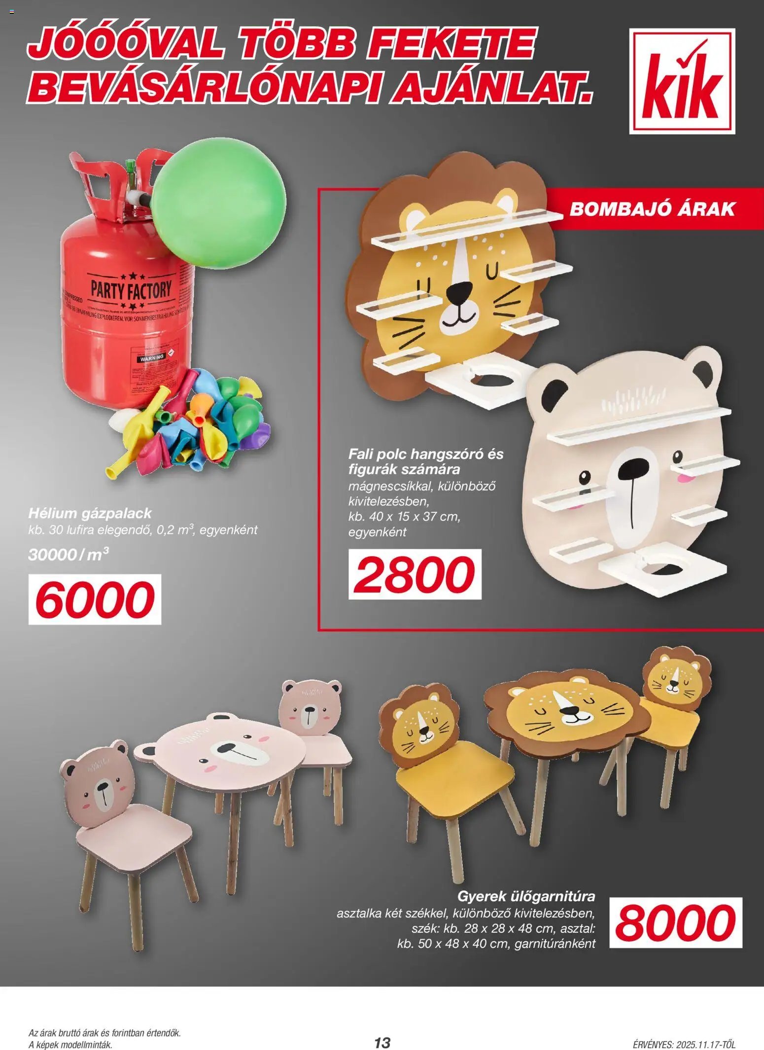Kik újság 2025.11.17. Black Friday (2025-11-17)
