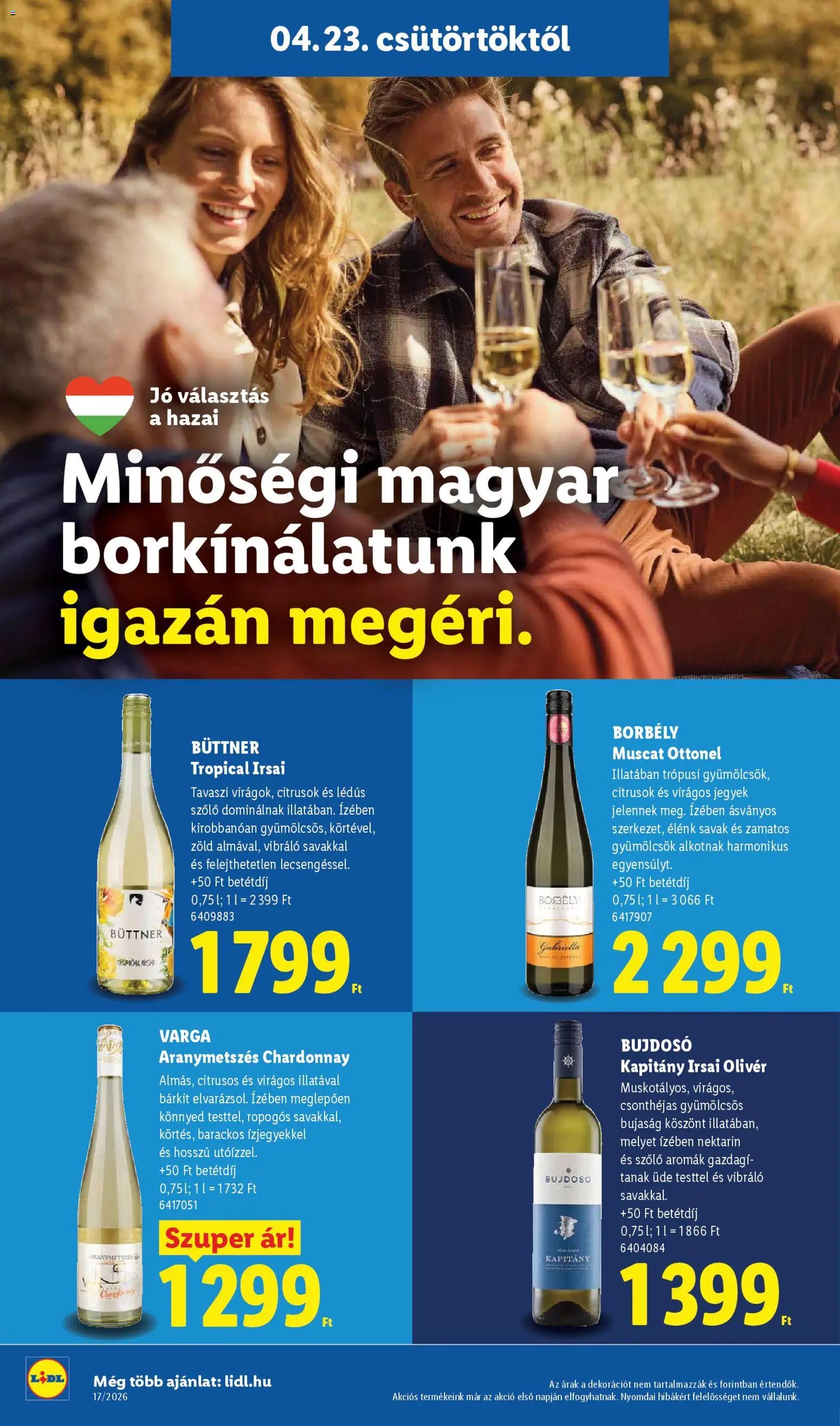 Lidl újság 2026.04.23. Lidl akciós újság (2026-04-23 - 2026-04-29)