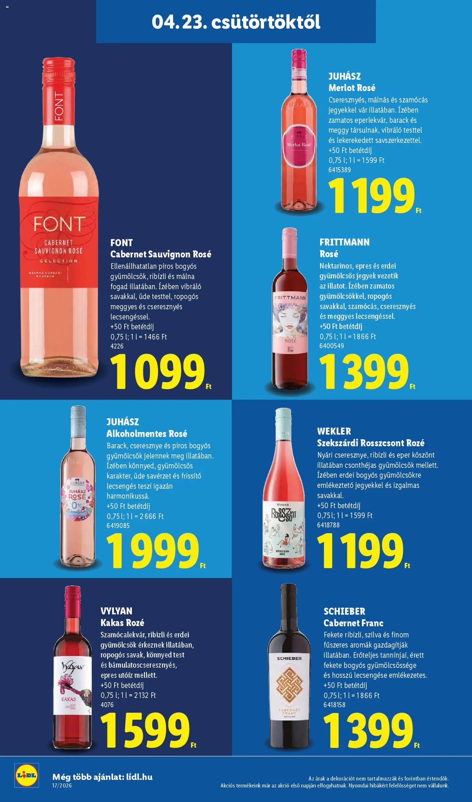 Lidl újság 2026.04.23. Lidl akciós újság (2026-04-23 - 2026-04-29)