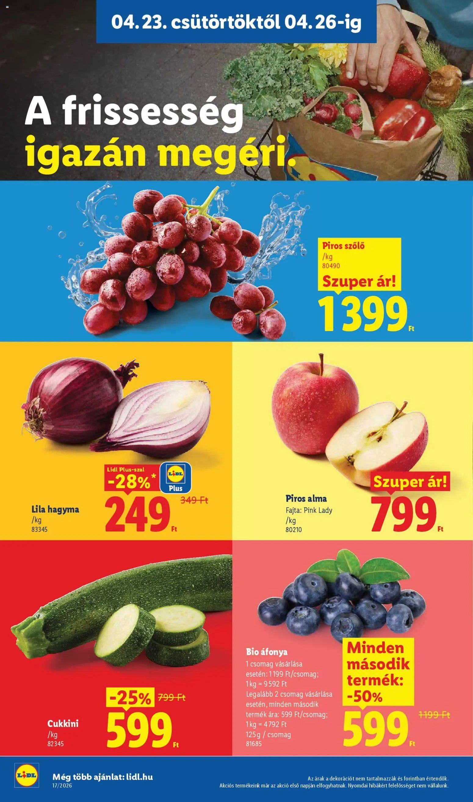 Lidl újság 2026.04.23. Lidl akciós újság (2026-04-23 - 2026-04-29)