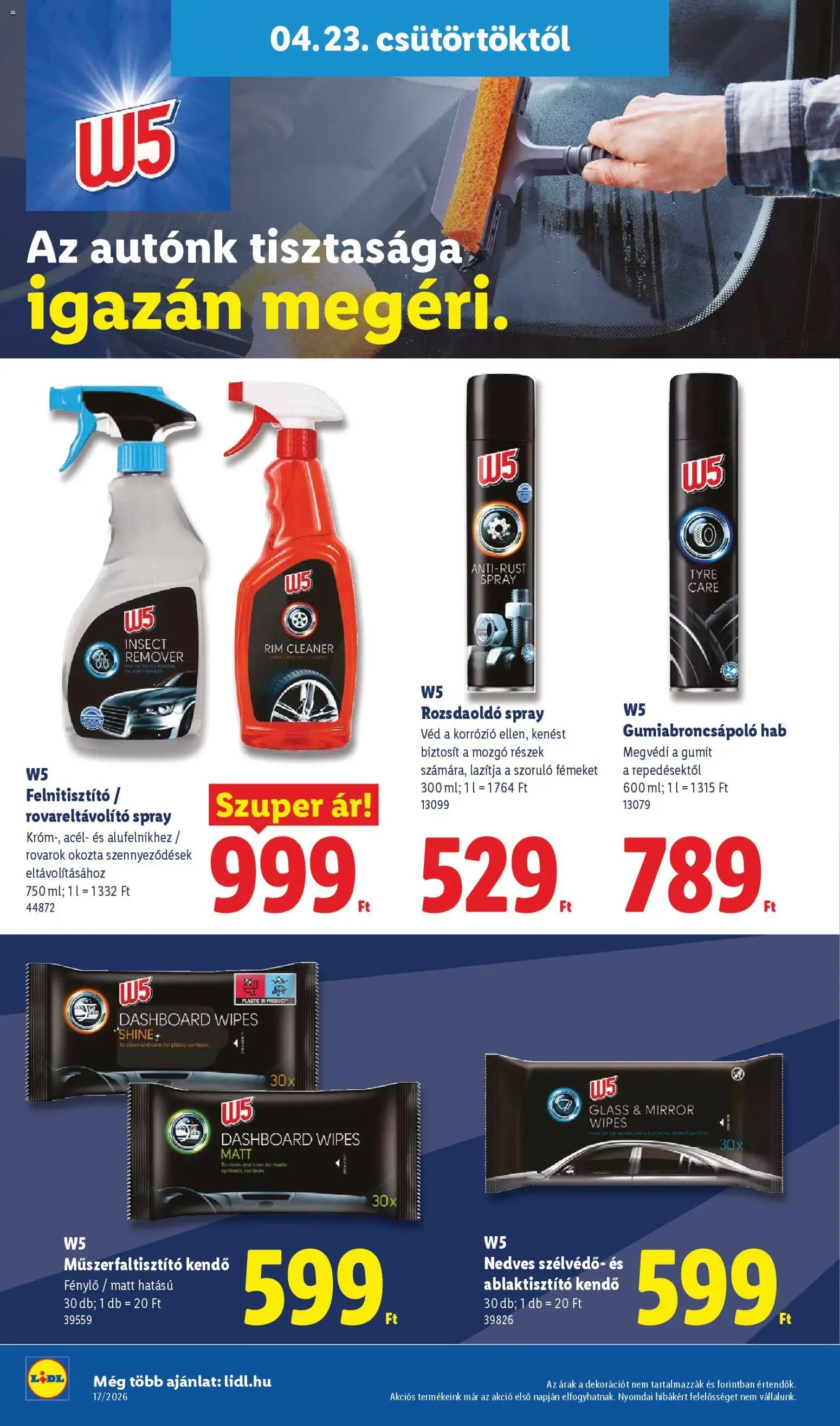 Lidl újság 2026.04.23. Lidl akciós újság (2026-04-23 - 2026-04-29)