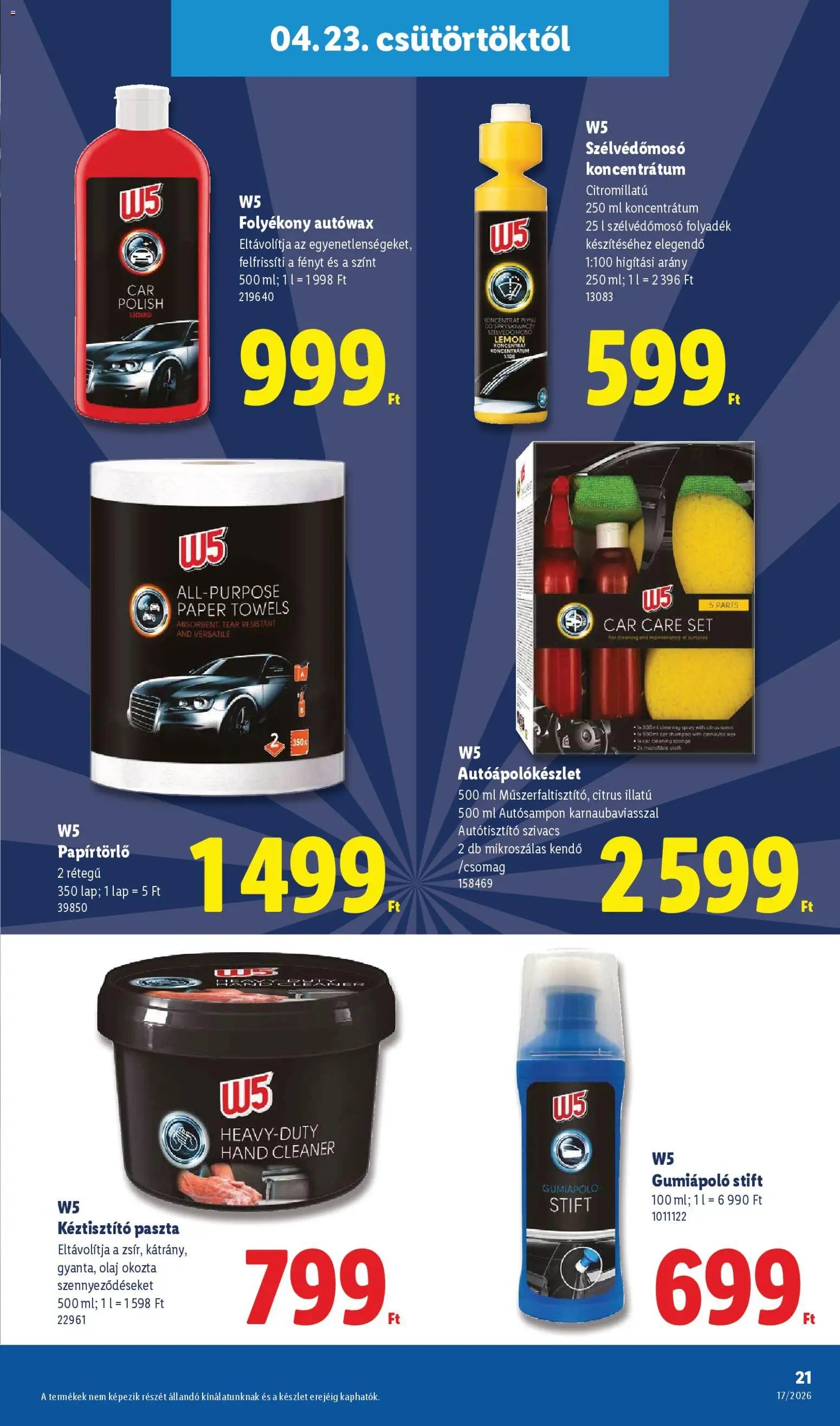 Lidl újság 2026.04.23. Lidl akciós újság (2026-04-23 - 2026-04-29)