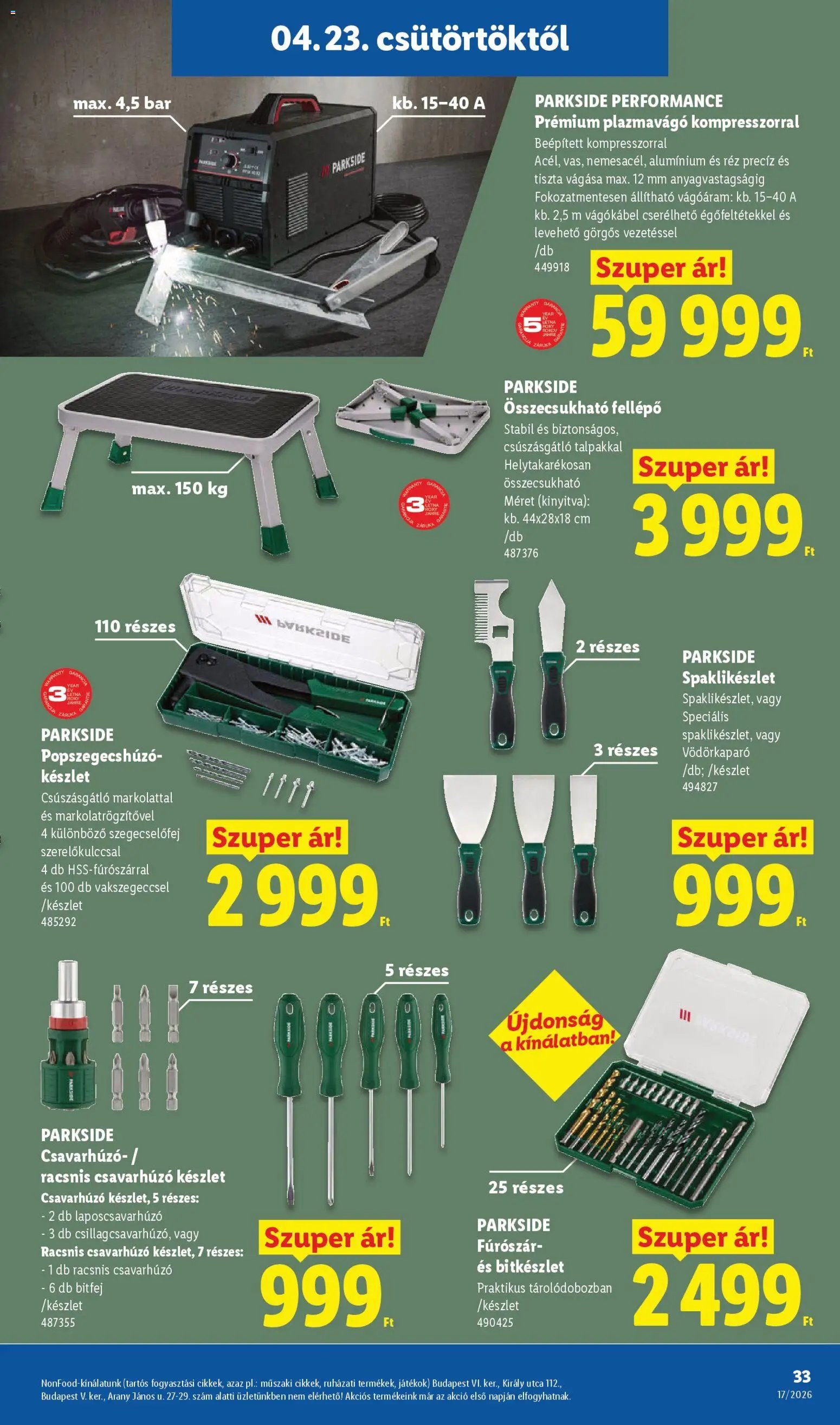 Lidl újság 2026.04.23. Lidl akciós újság (2026-04-23 - 2026-04-29)