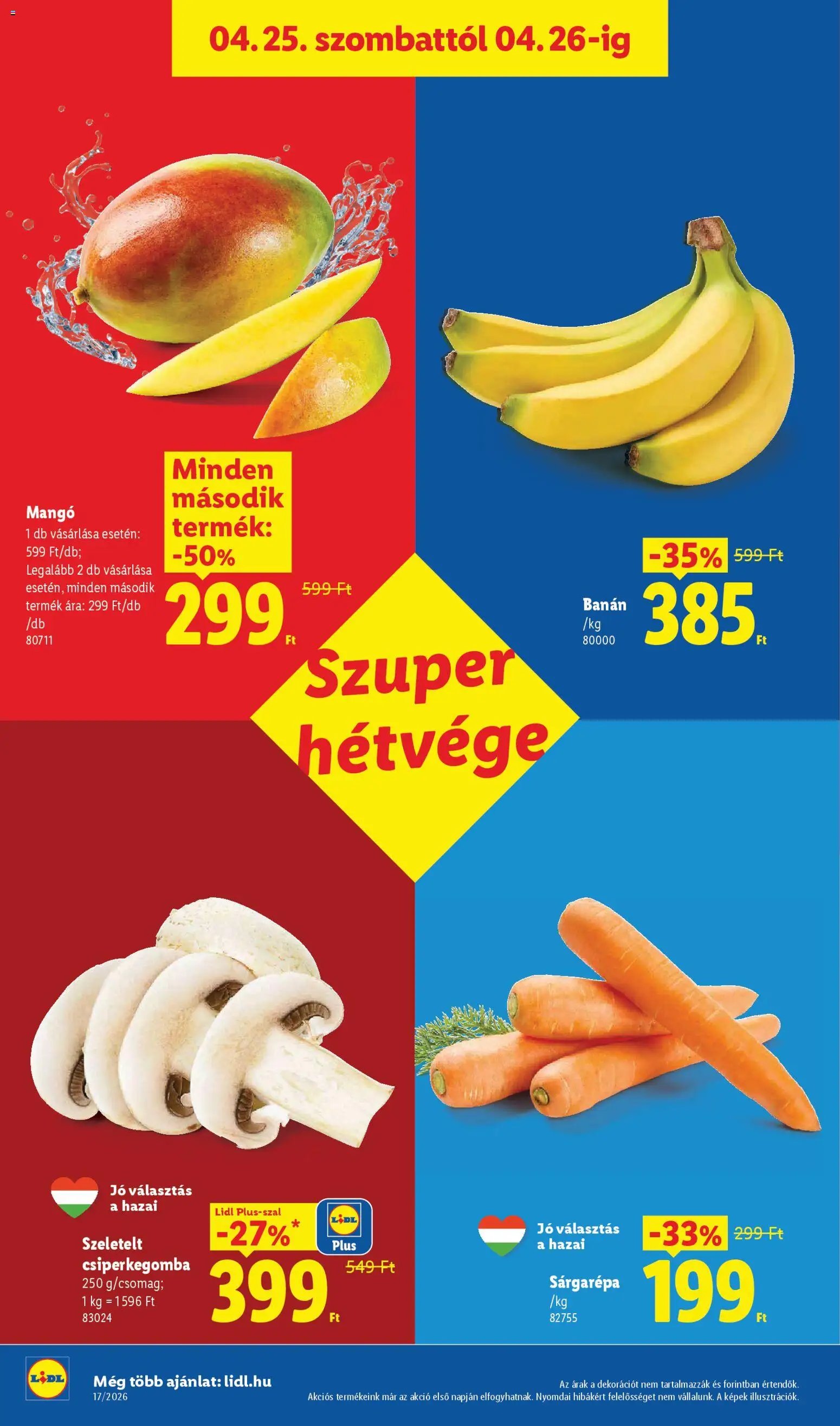 Lidl újság 2026.04.23. Lidl akciós újság (2026-04-23 - 2026-04-29)