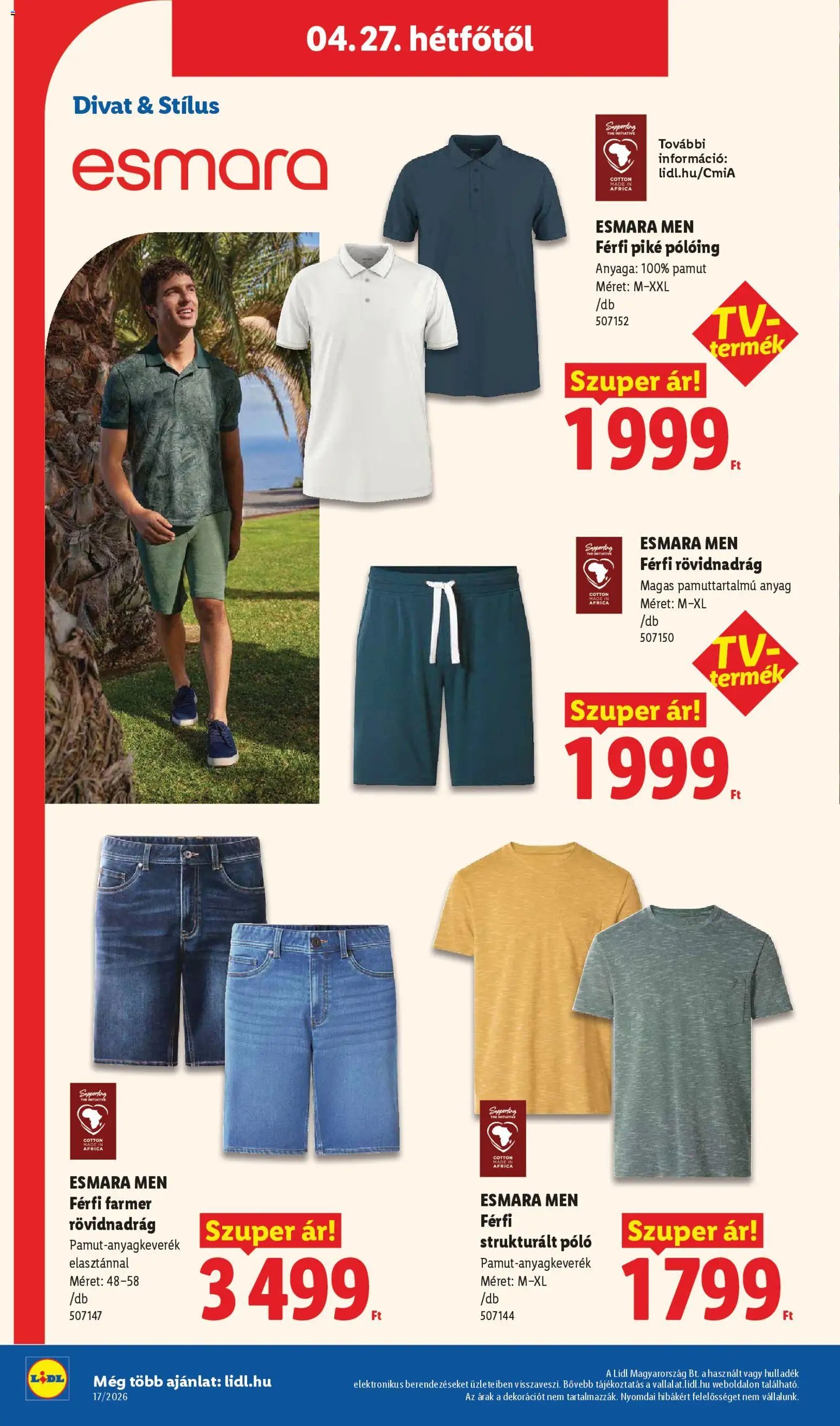 Lidl újság 2026.04.23. Lidl akciós újság (2026-04-23 - 2026-04-29)