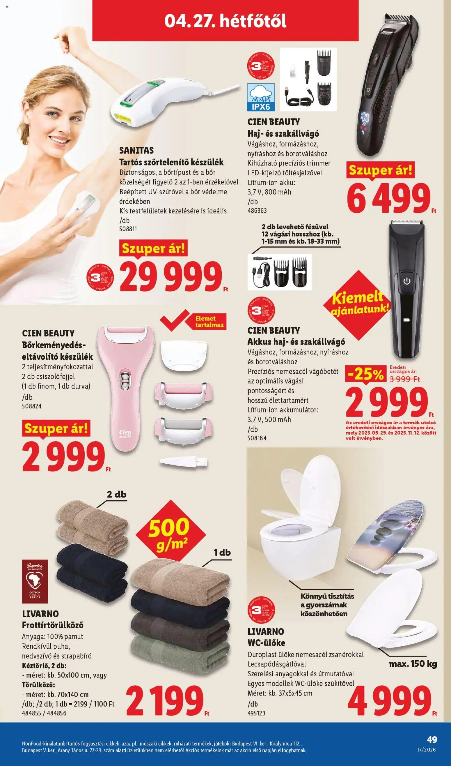 Lidl újság 2026.04.23. Lidl akciós újság (2026-04-23 - 2026-04-29)