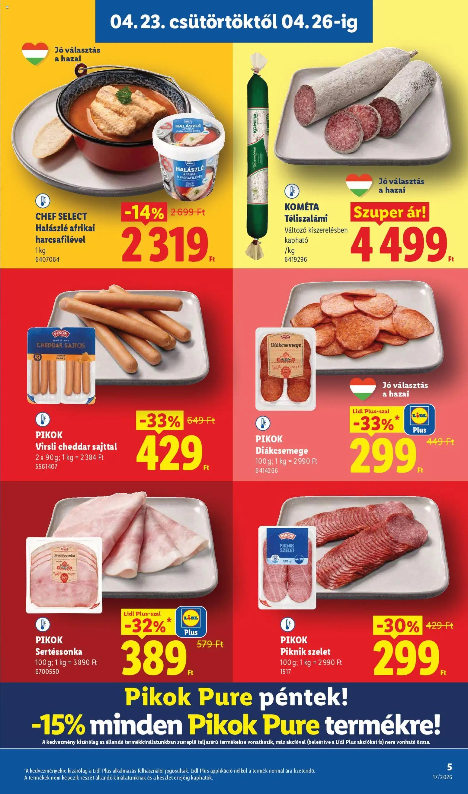 Lidl újság 2026.04.23. Lidl akciós újság (2026-04-23 - 2026-04-29)