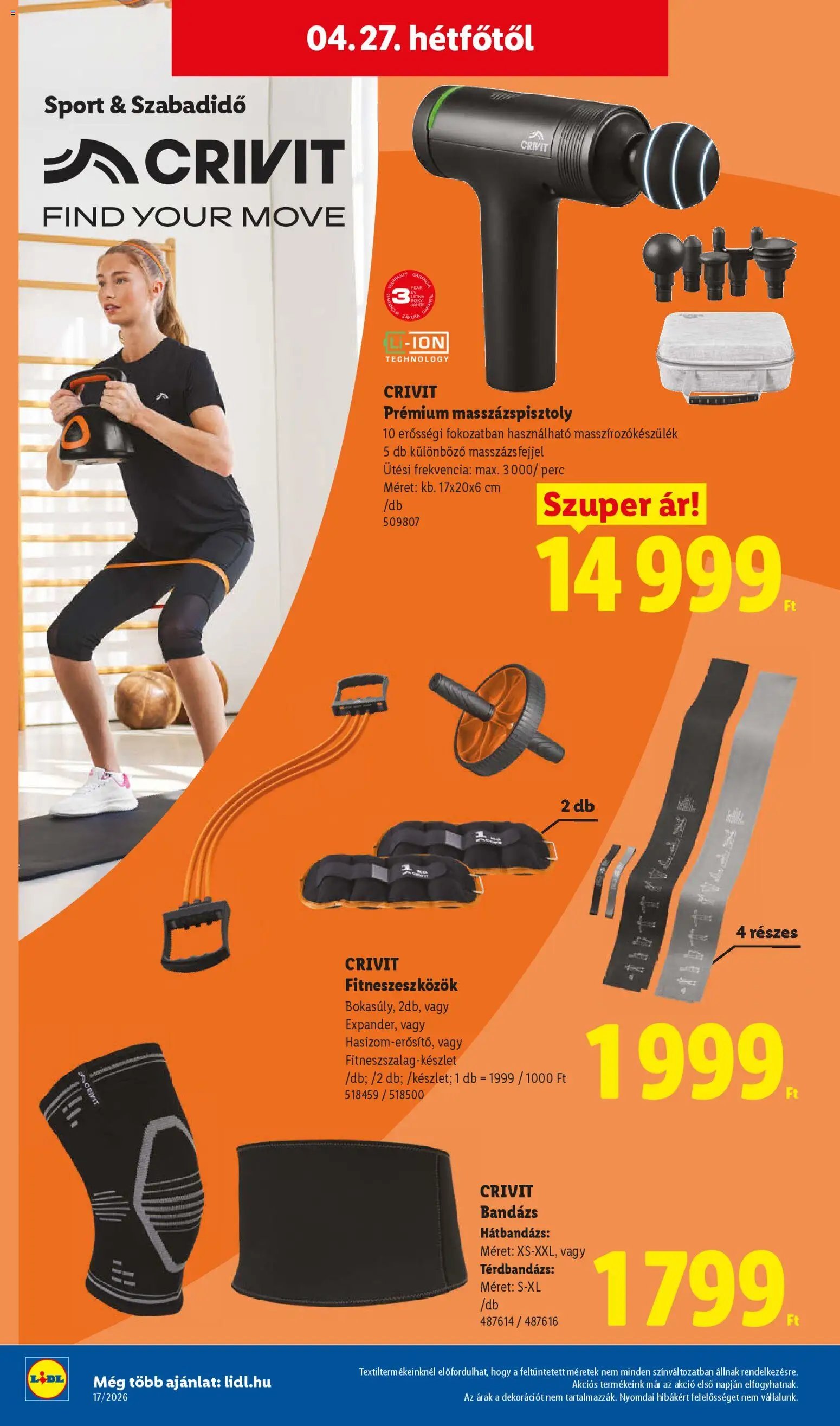 Lidl újság 2026.04.23. Lidl akciós újság (2026-04-23 - 2026-04-29)