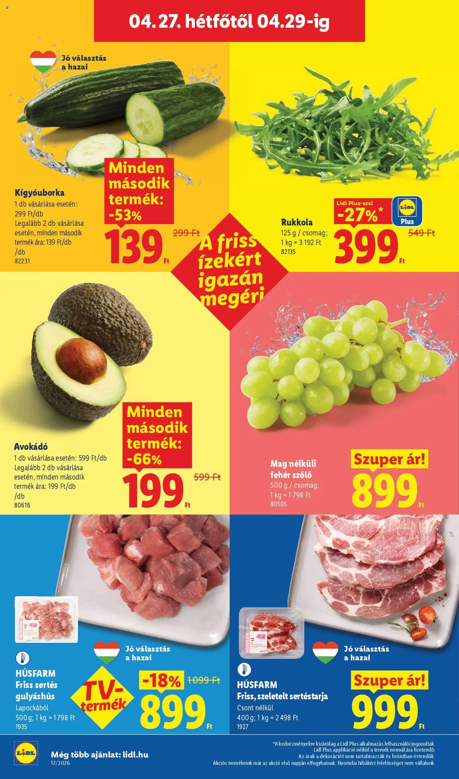 Lidl újság 2026.04.23. Lidl akciós újság (2026-04-23 - 2026-04-29)