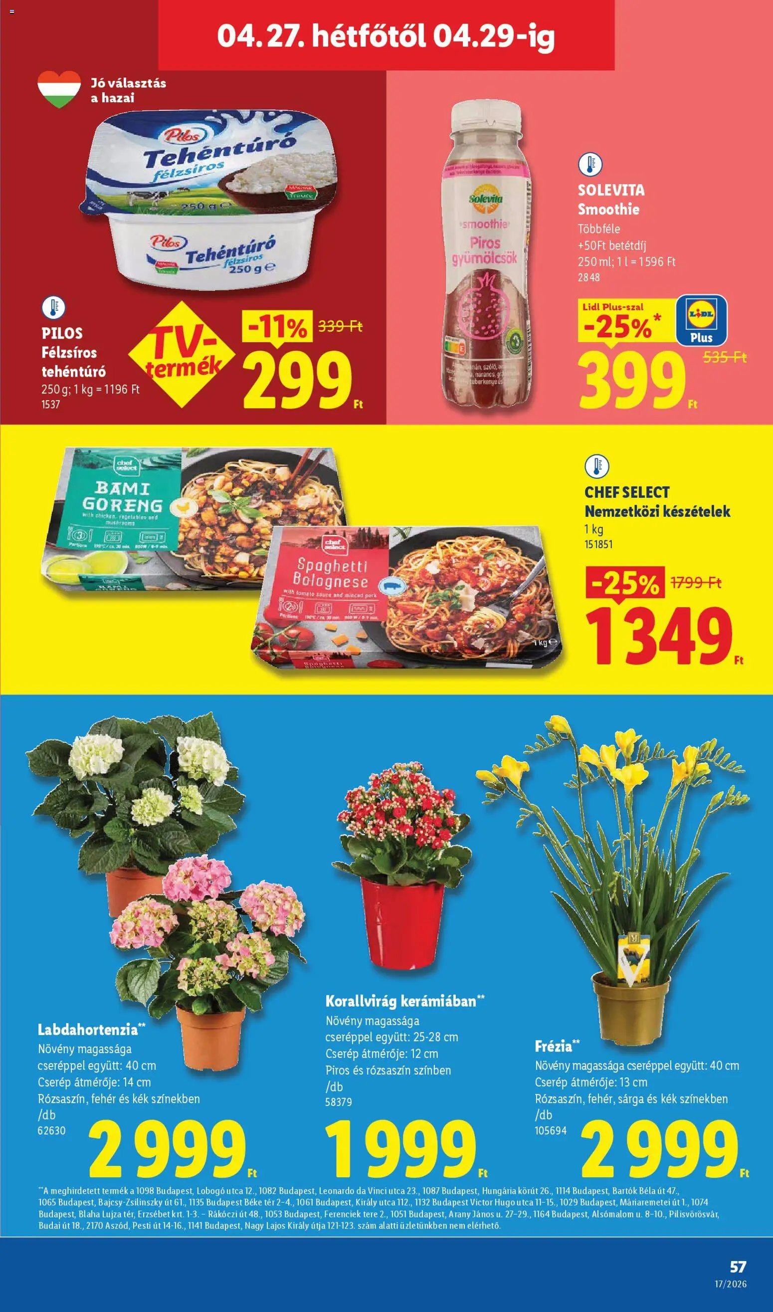 Lidl újság 2026.04.23. Lidl akciós újság (2026-04-23 - 2026-04-29)