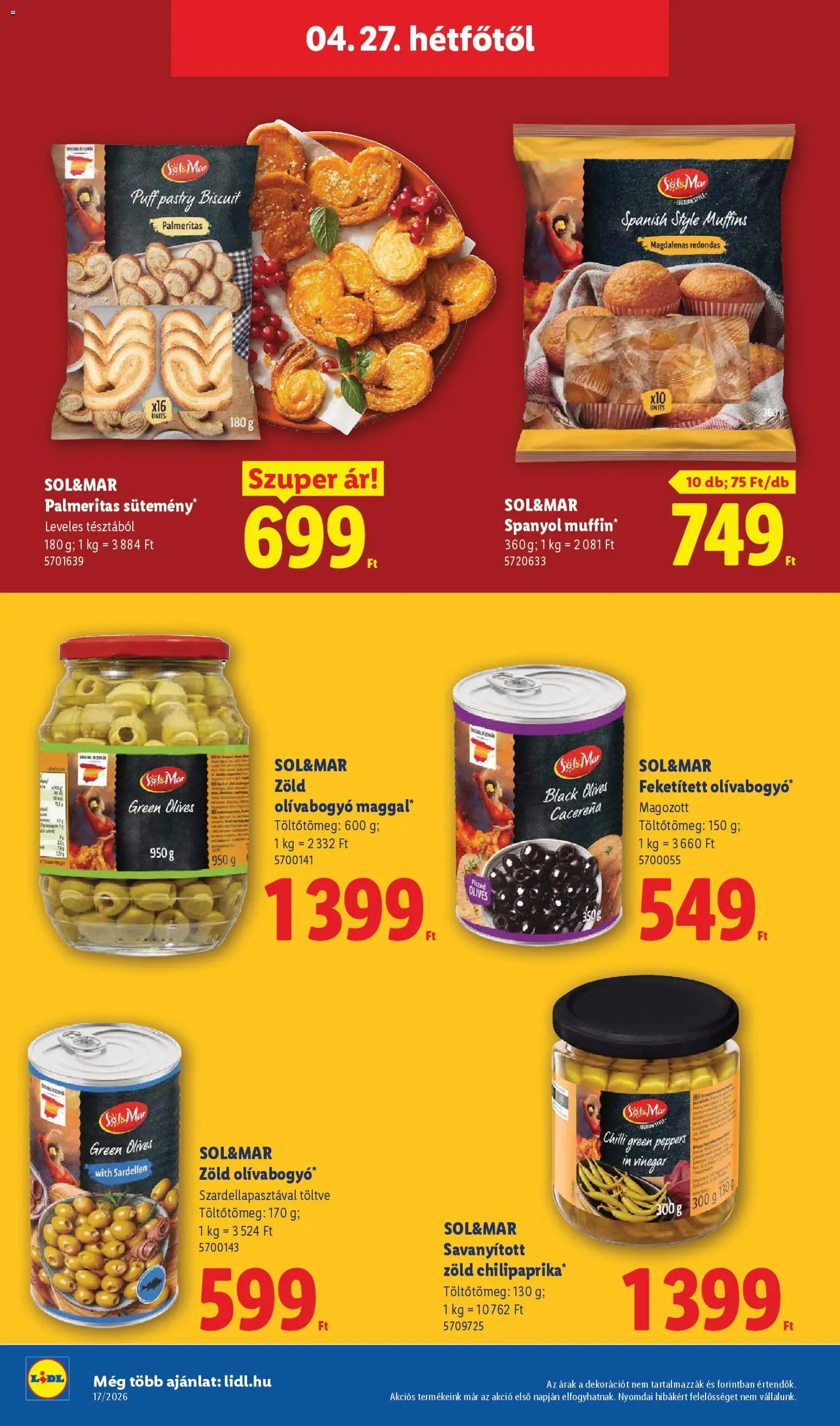 Lidl újság 2026.04.23. Lidl akciós újság (2026-04-23 - 2026-04-29)