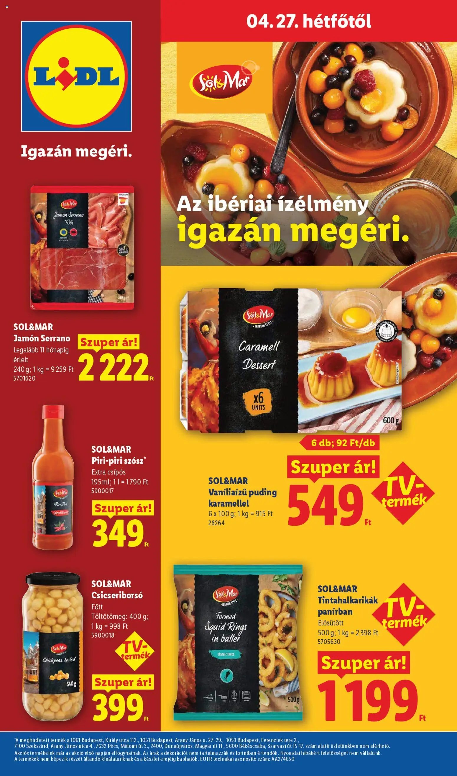 Lidl újság 2026.04.23. Lidl akciós újság (2026-04-23 - 2026-04-29)