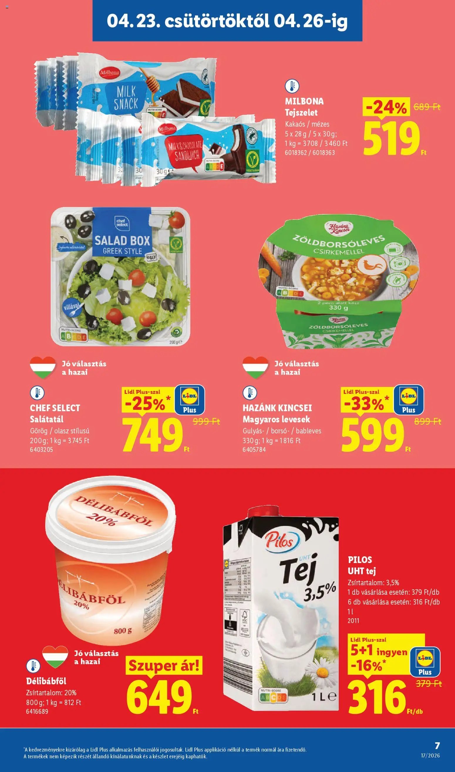 Lidl újság 2026.04.23. Lidl akciós újság (2026-04-23 - 2026-04-29)