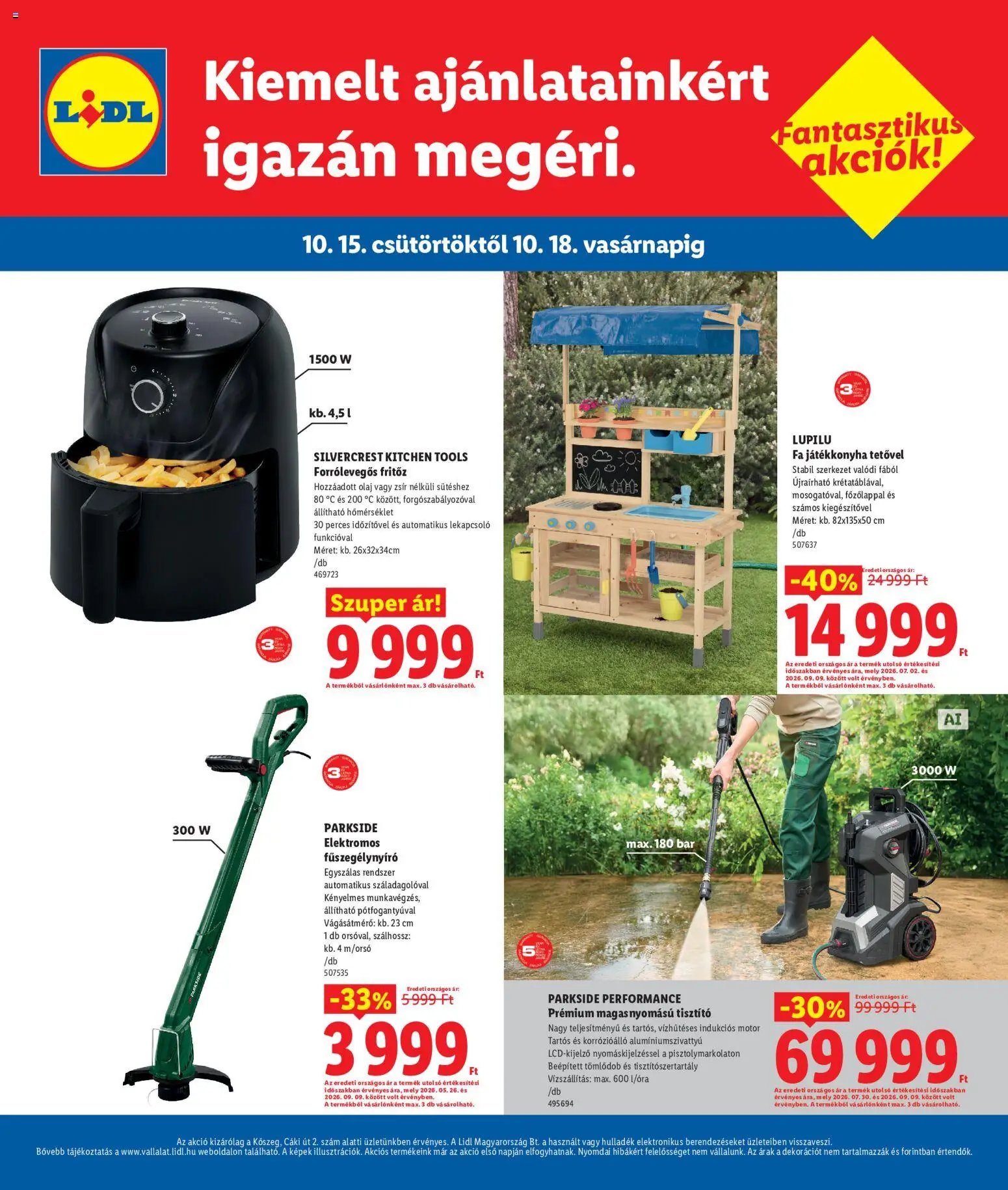 Lidl Kőszeg 2026.10.15. - lapozható formában szórólap ✳️