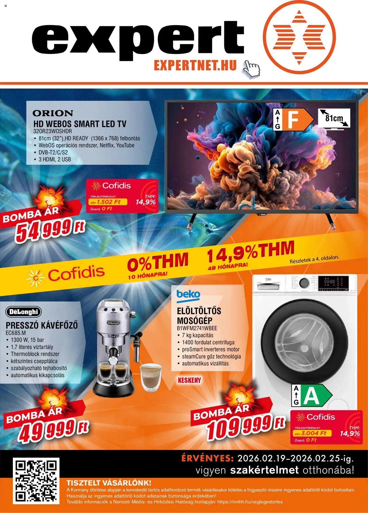 Expert újság 2026.02.19. Akciós újság Expert (2026-02-19 - 2026-02-25)