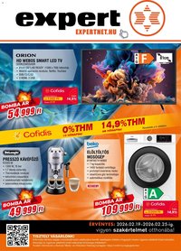 Expert újság 2026.02.19. Akciós újság Expert (2026-02-19 - 2026-02-25)