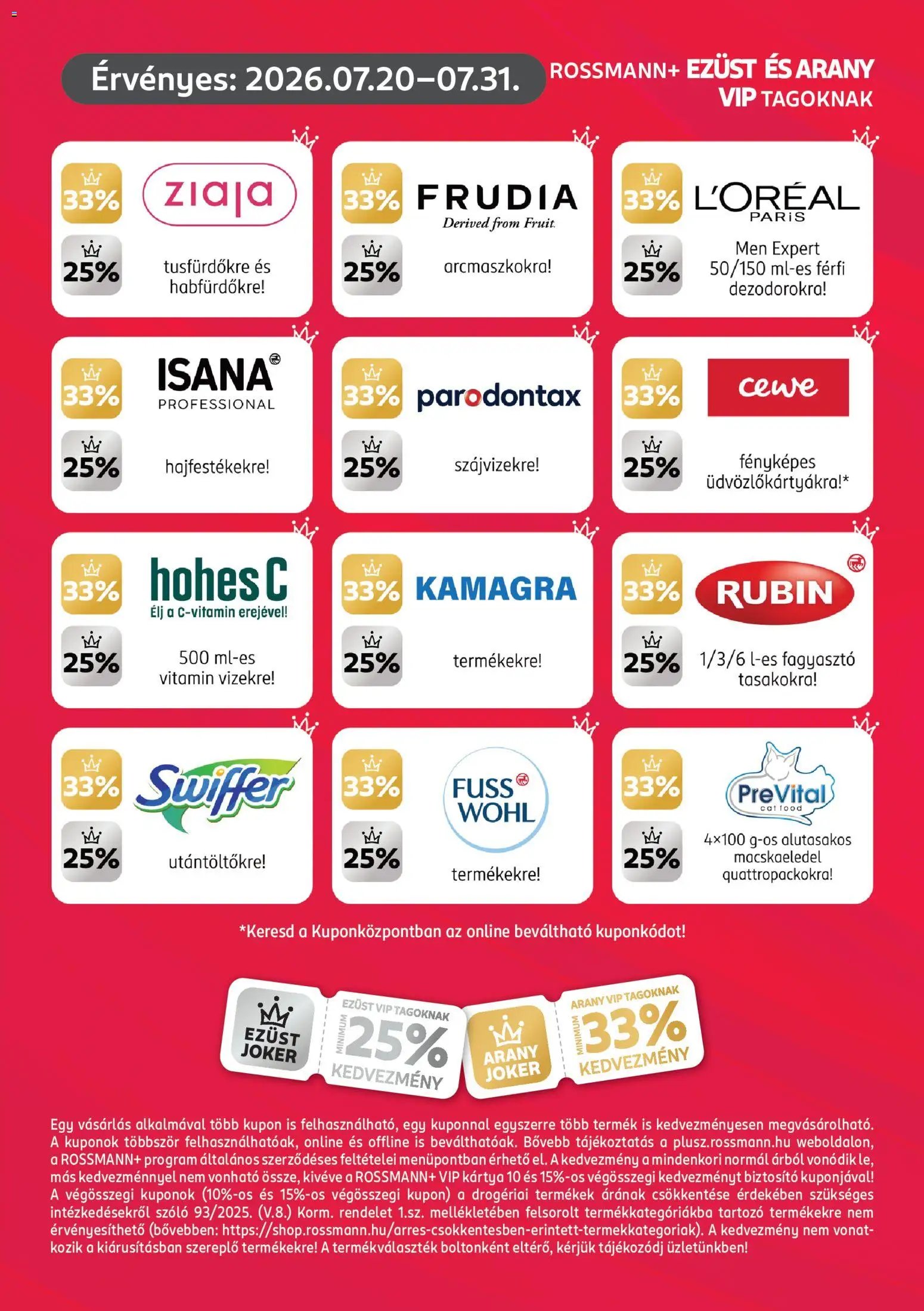 Rossmann újság 2026.07.20. Rossmann Szórólap