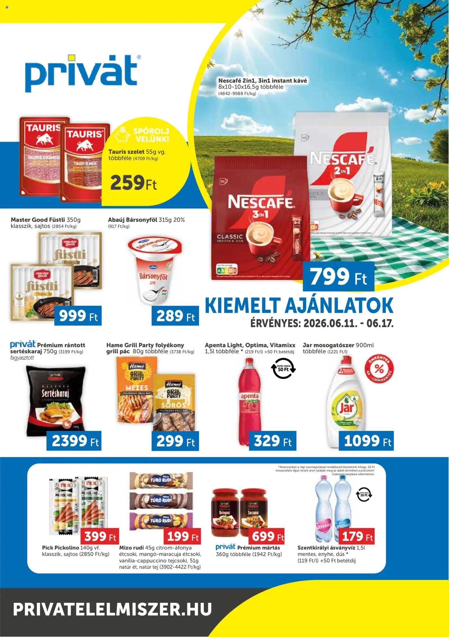 PRIVÁT újság 2026.06.11. PRIVÁT Déli vármegyék