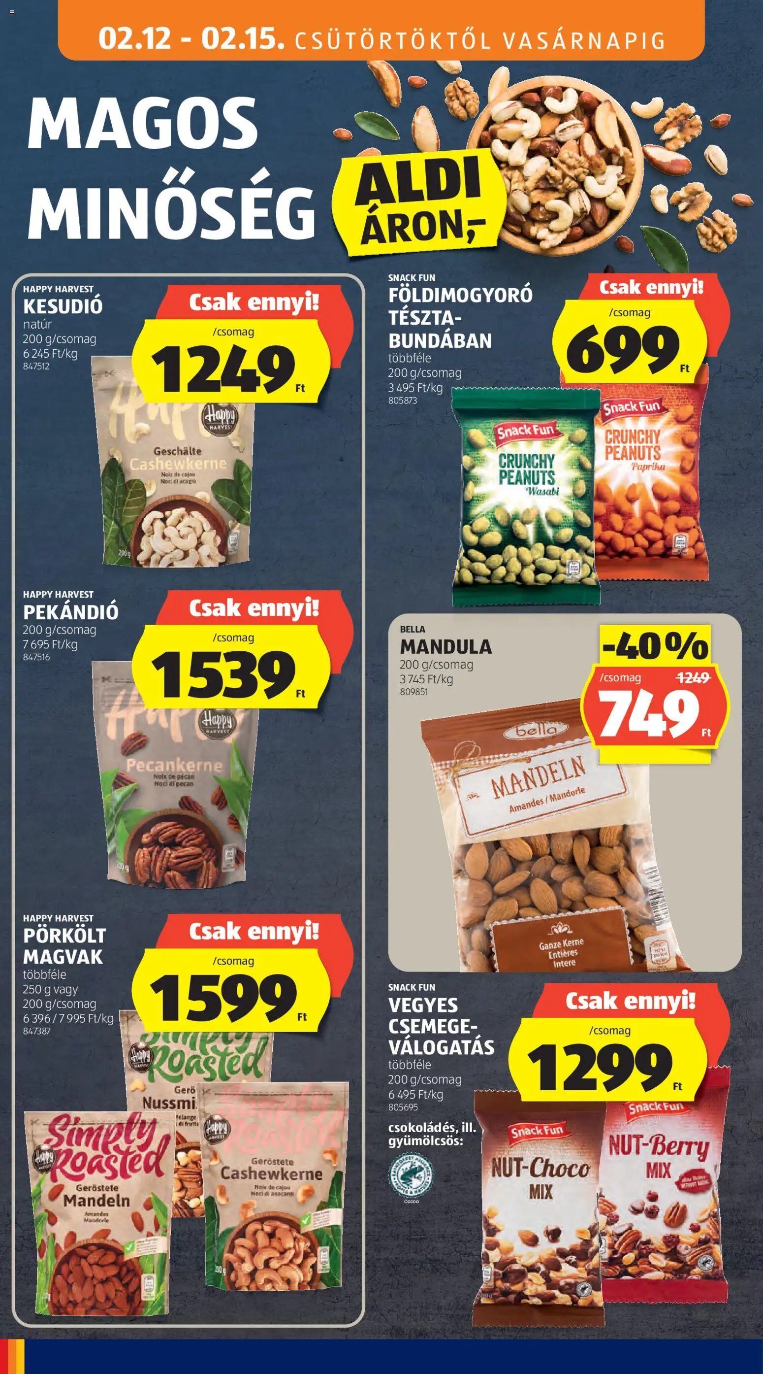 Aldi újság 2026.02.12. Akciós újság Aldi (2026-02-12 - 2026-02-18)