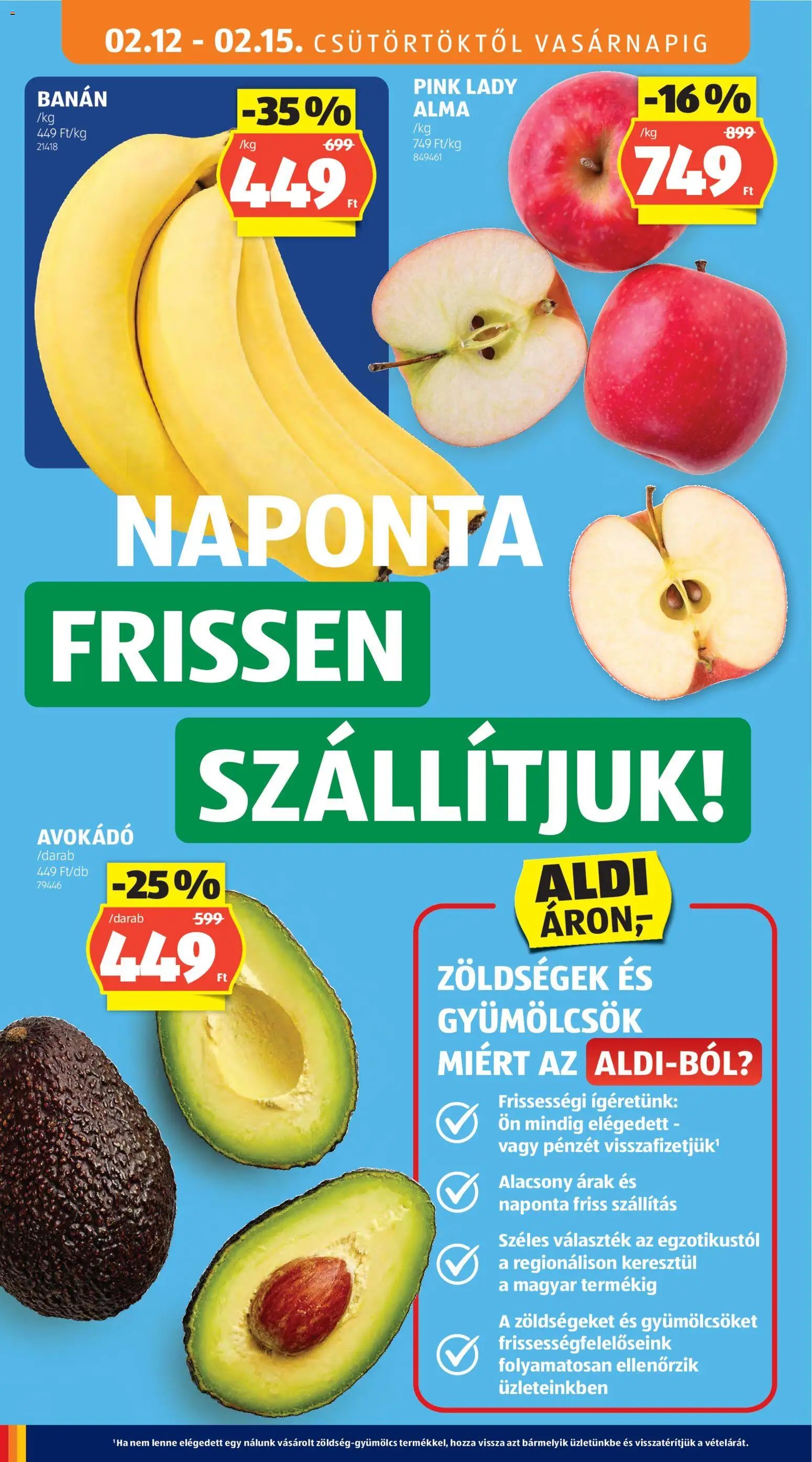Aldi újság 2026.02.12. Akciós újság Aldi (2026-02-12 - 2026-02-18)