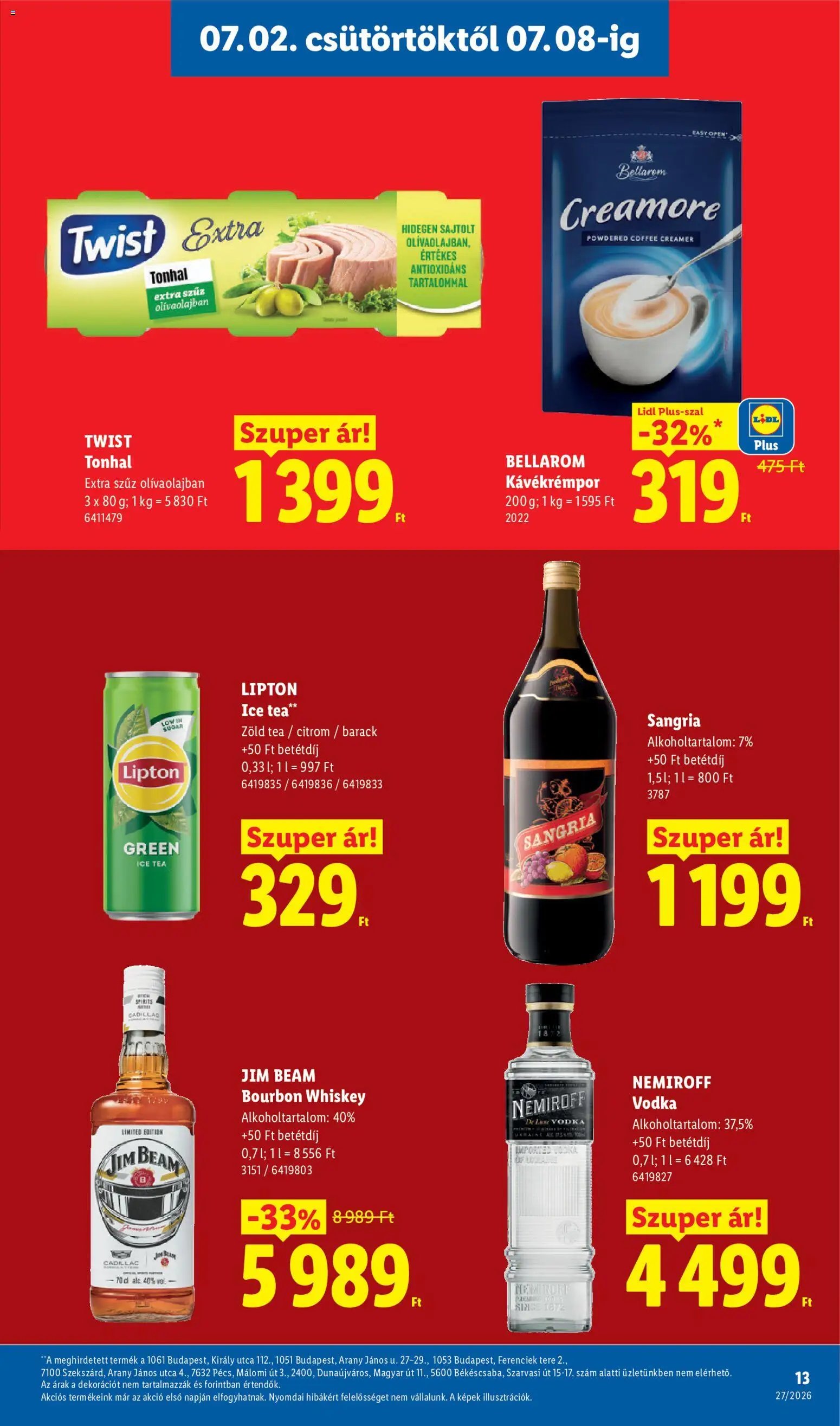 Lidl újság 2026.07.02. Lidl akciós újság