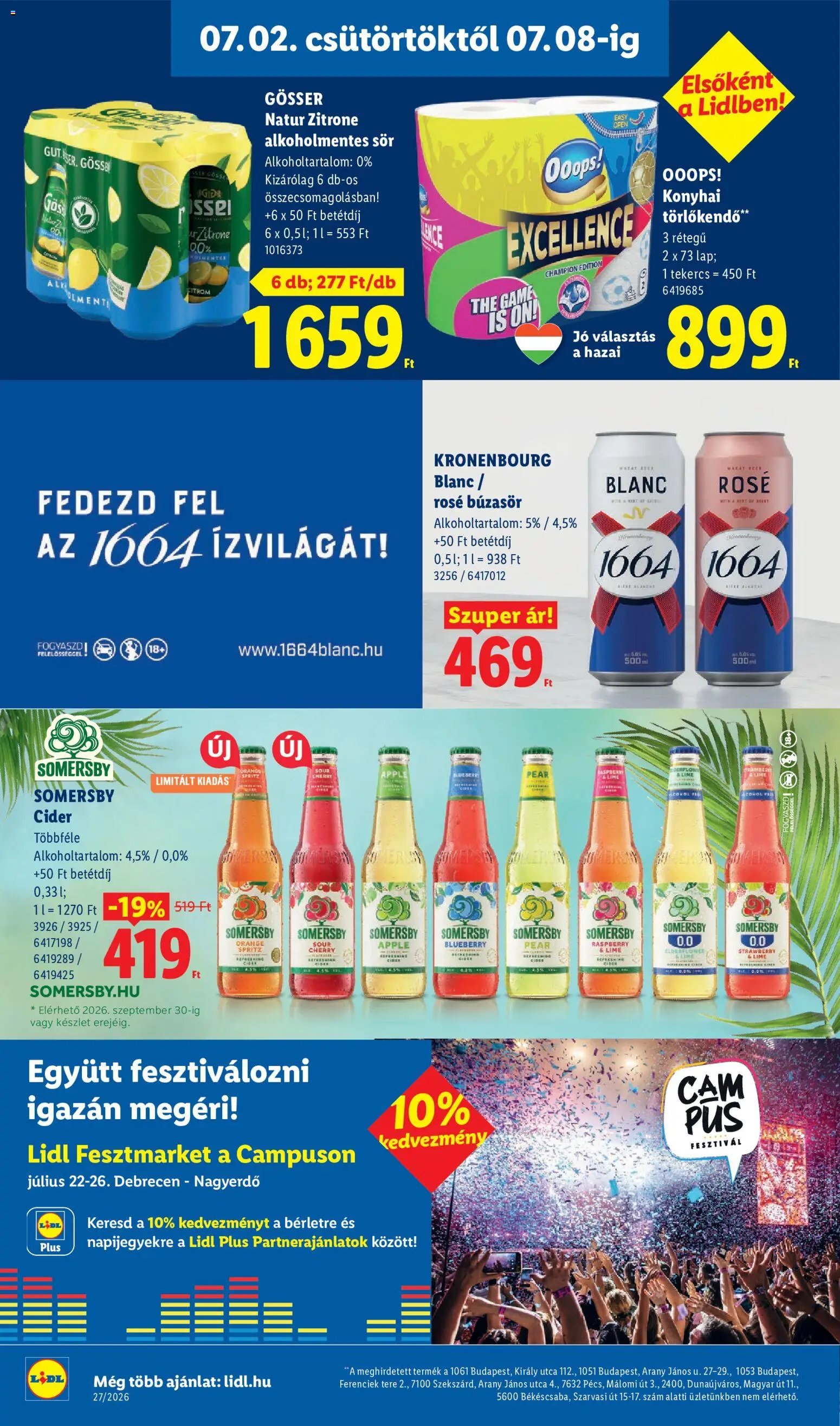 Lidl újság 2026.07.02. Lidl akciós újság