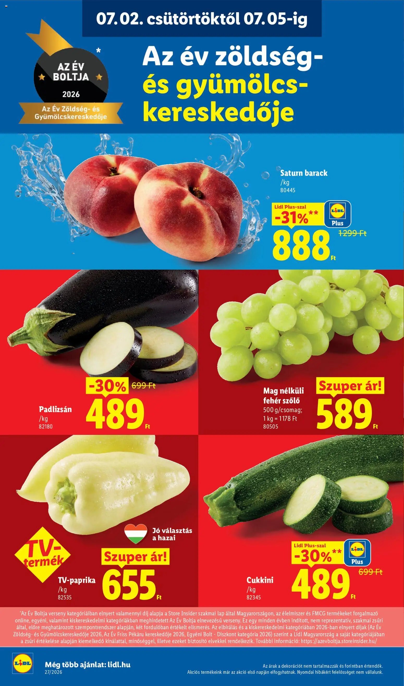 Lidl újság 2026.07.02. Lidl akciós újság