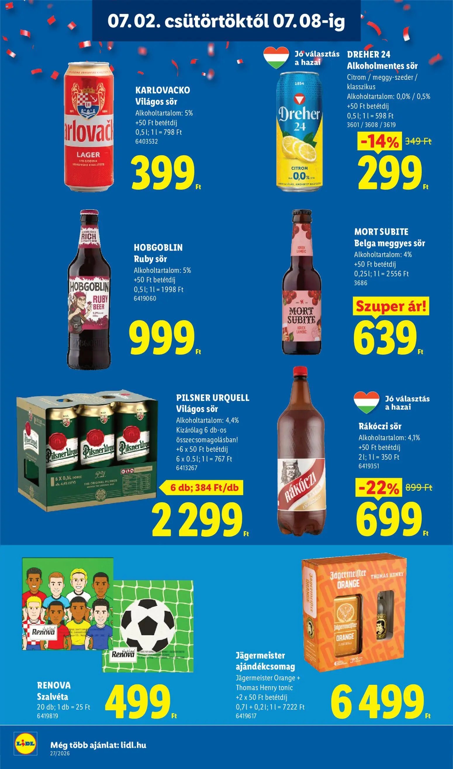 Lidl újság 2026.07.02. Lidl akciós újság
