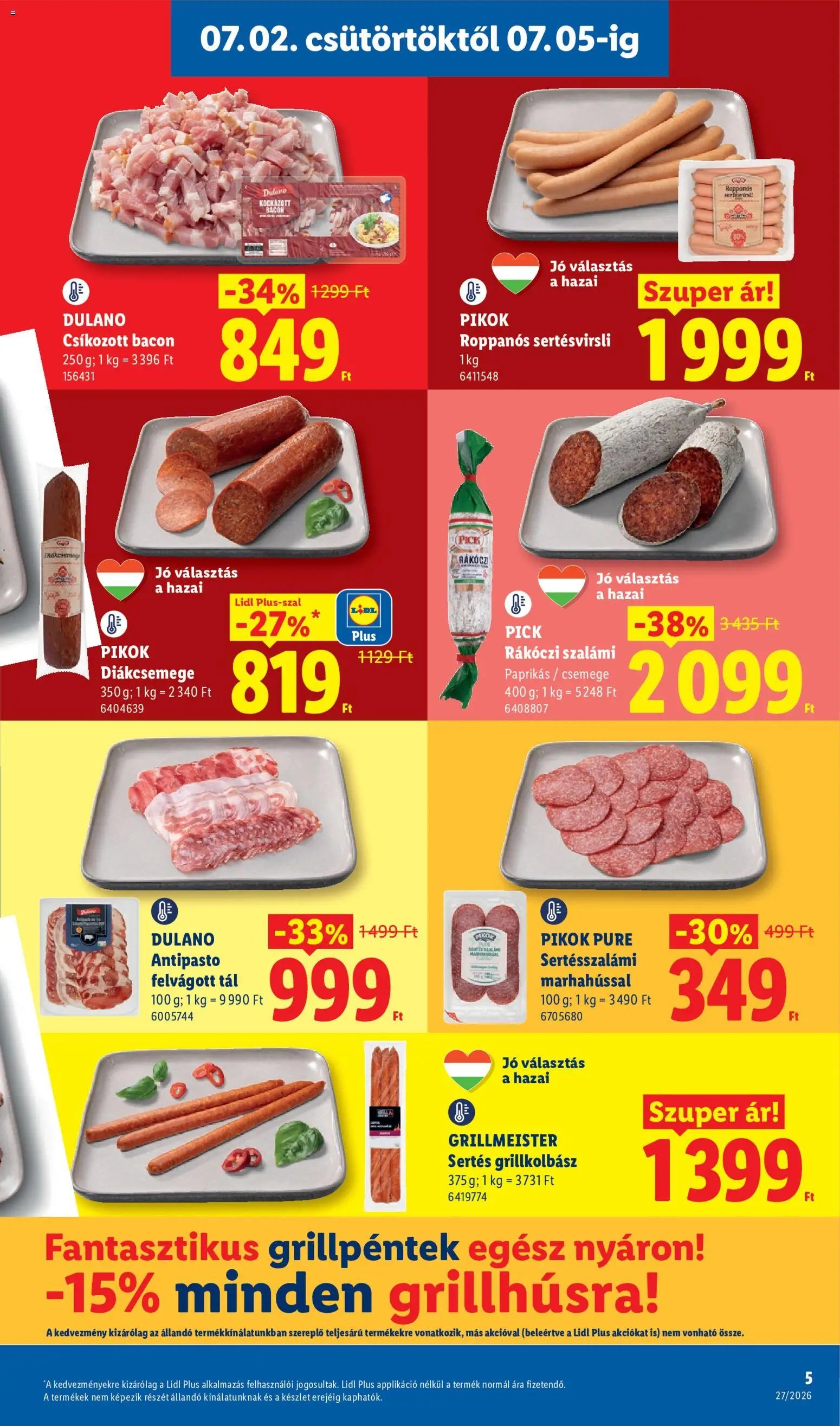 Lidl újság 2026.07.02. Lidl akciós újság