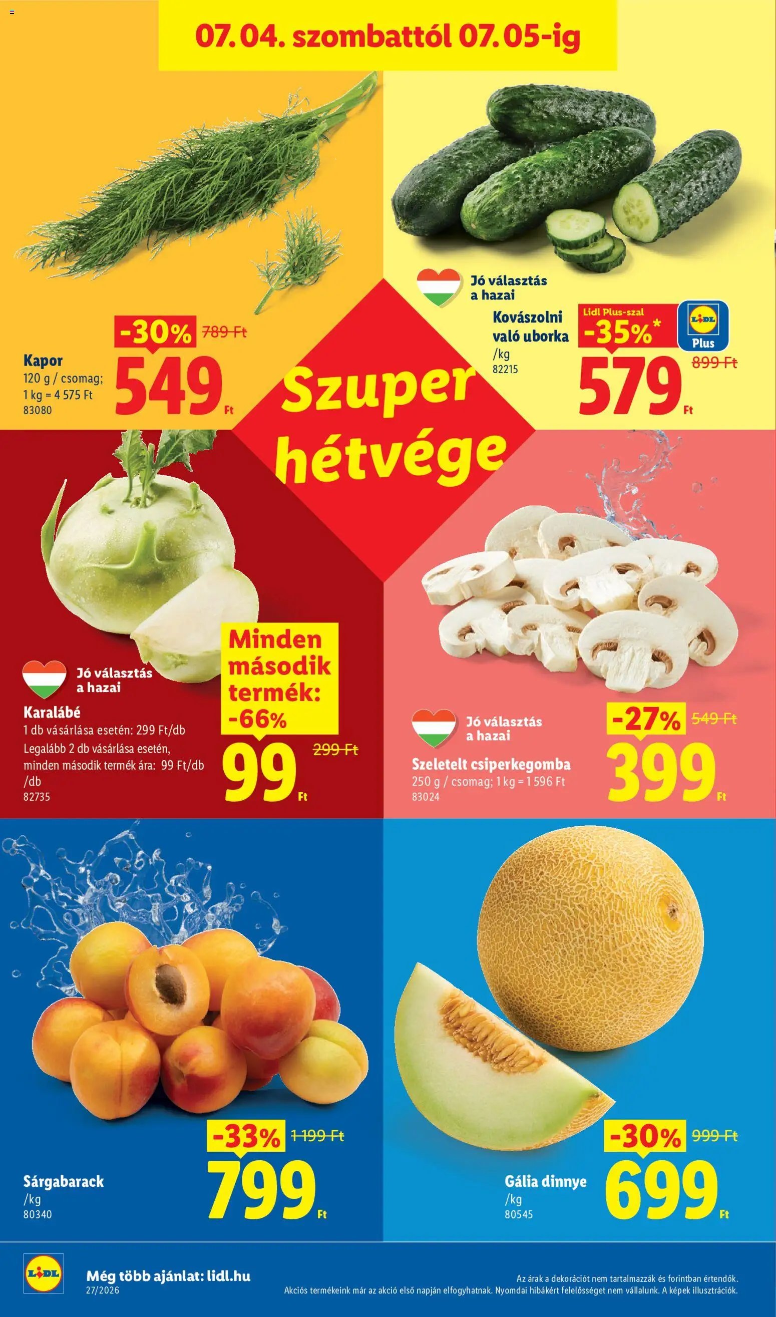 Lidl újság 2026.07.02. Lidl akciós újság