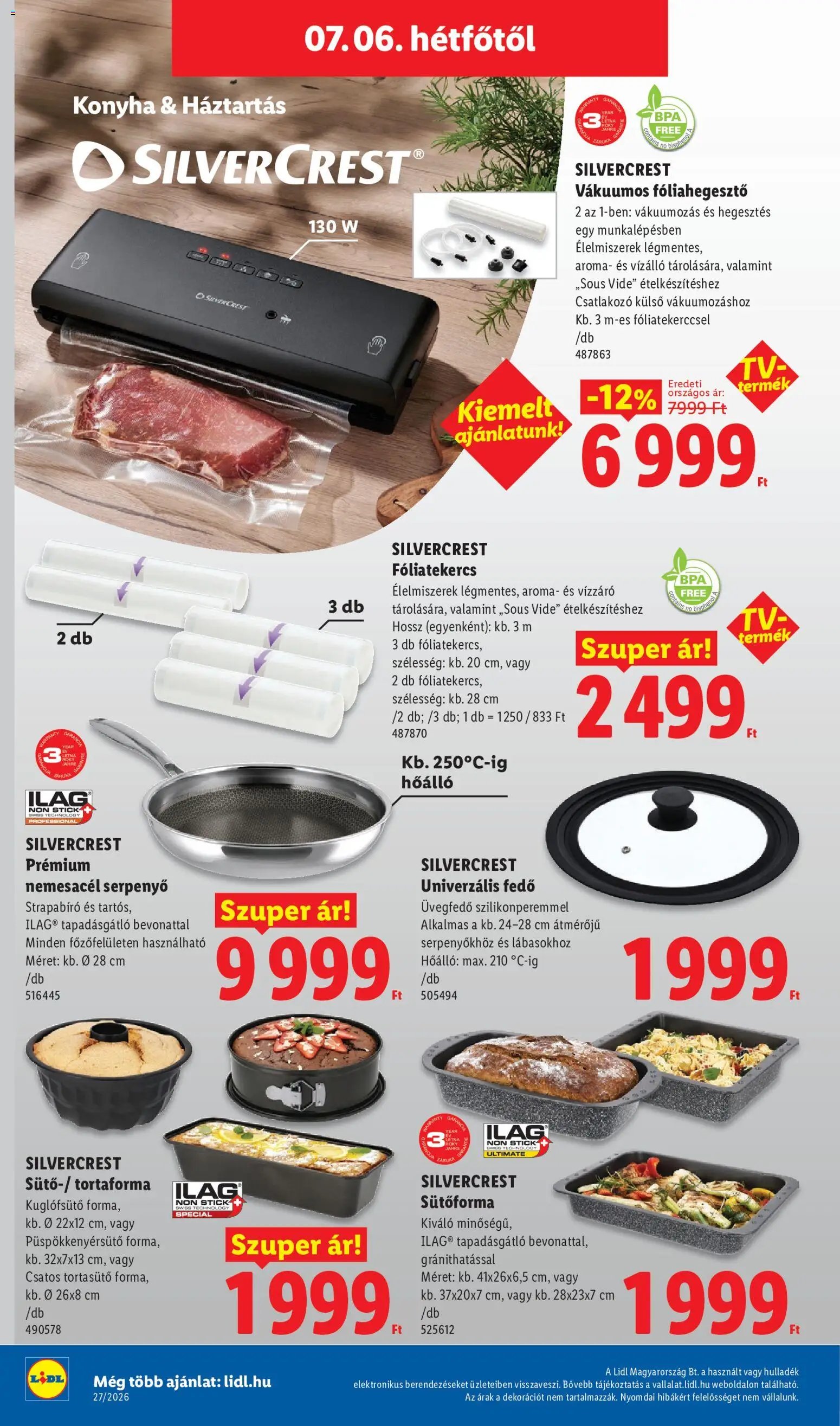 Lidl újság 2026.07.02. Lidl akciós újság