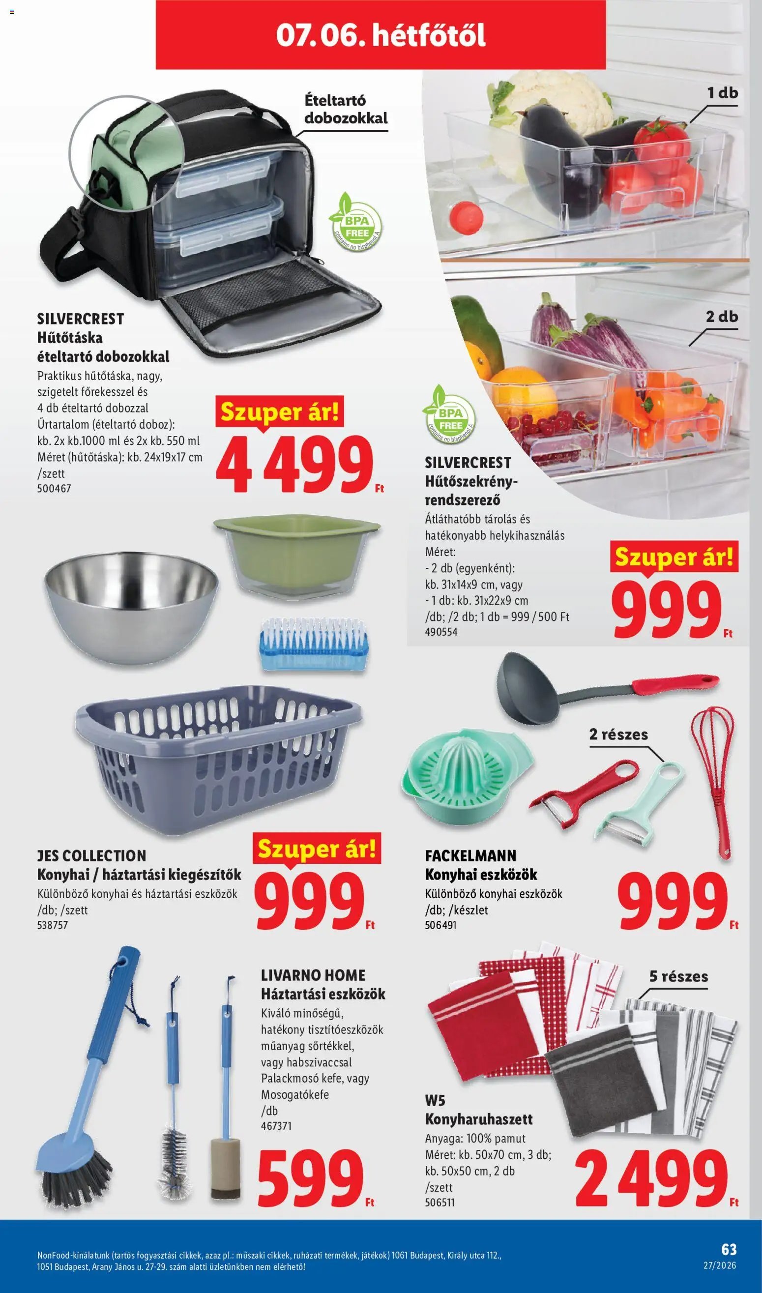 Lidl újság 2026.07.02. Lidl akciós újság