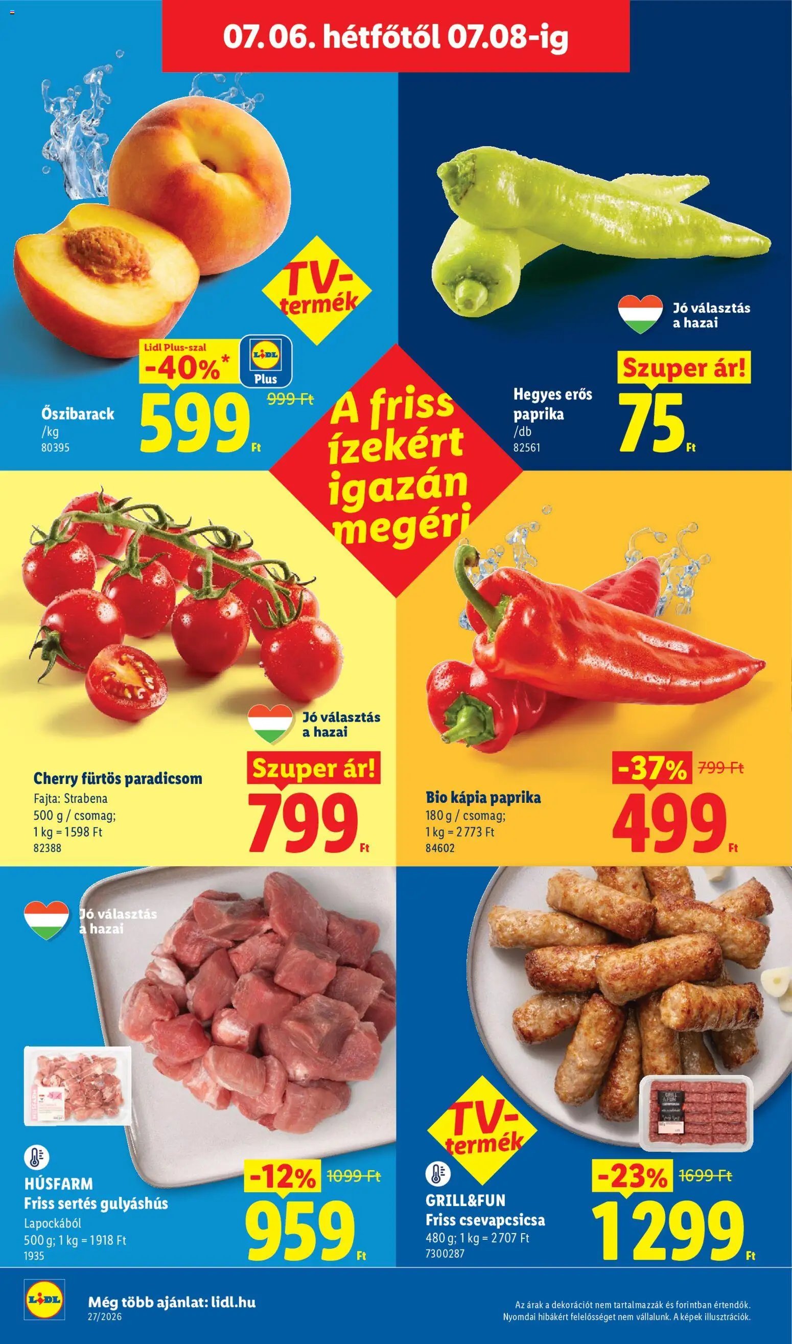 Lidl újság 2026.07.02. Lidl akciós újság