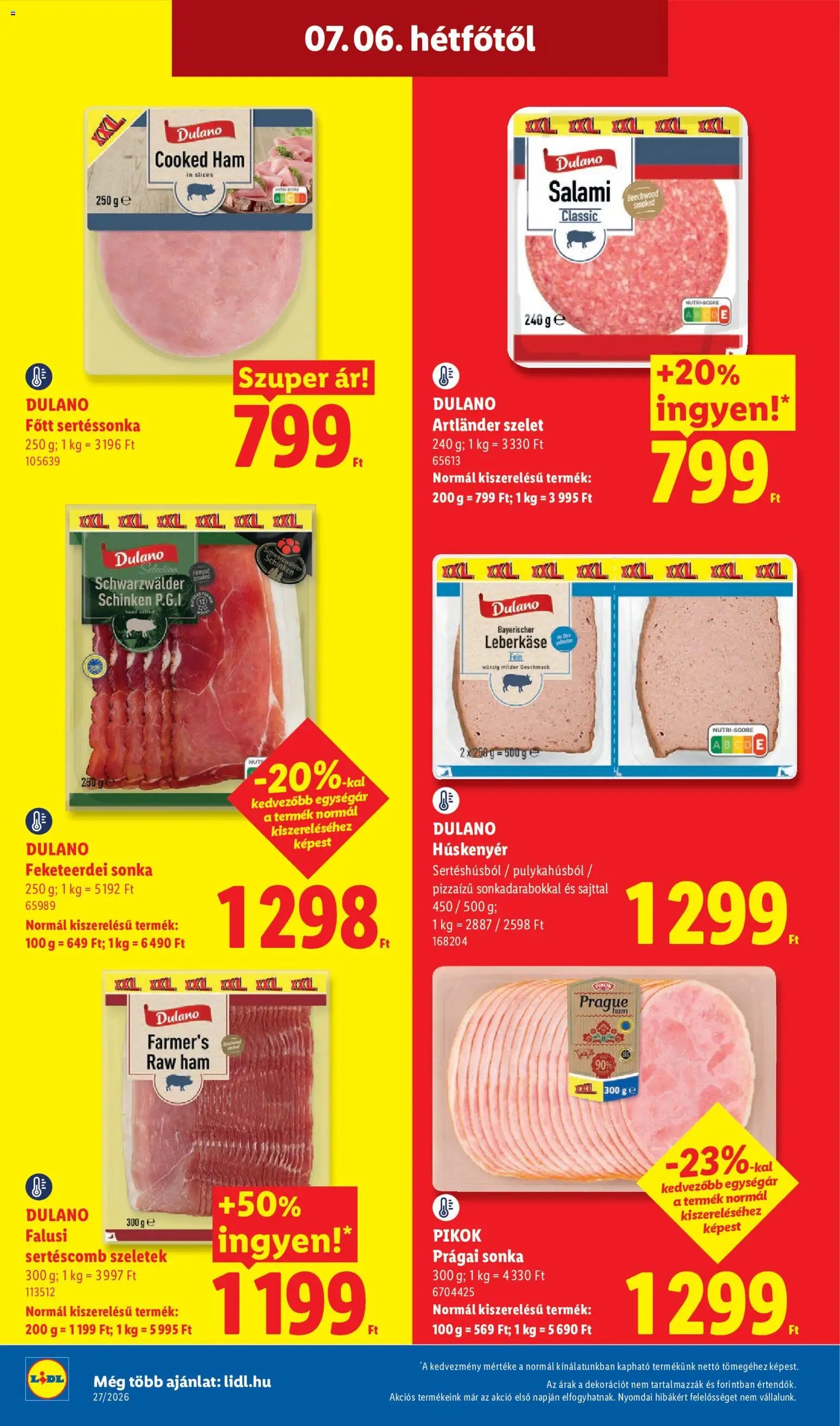 Lidl újság 2026.07.02. Lidl akciós újság