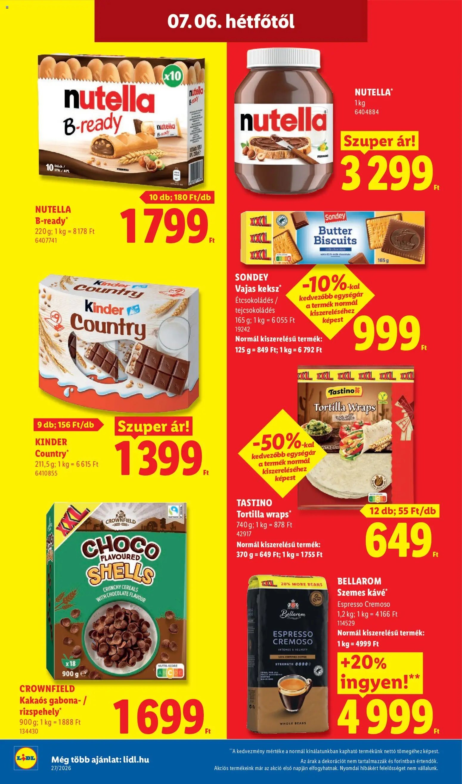 Lidl újság 2026.07.02. Lidl akciós újság