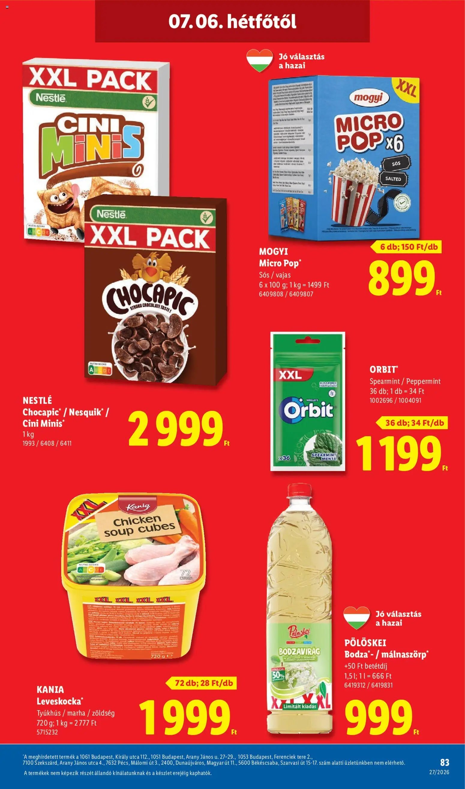 Lidl újság 2026.07.02. Lidl akciós újság
