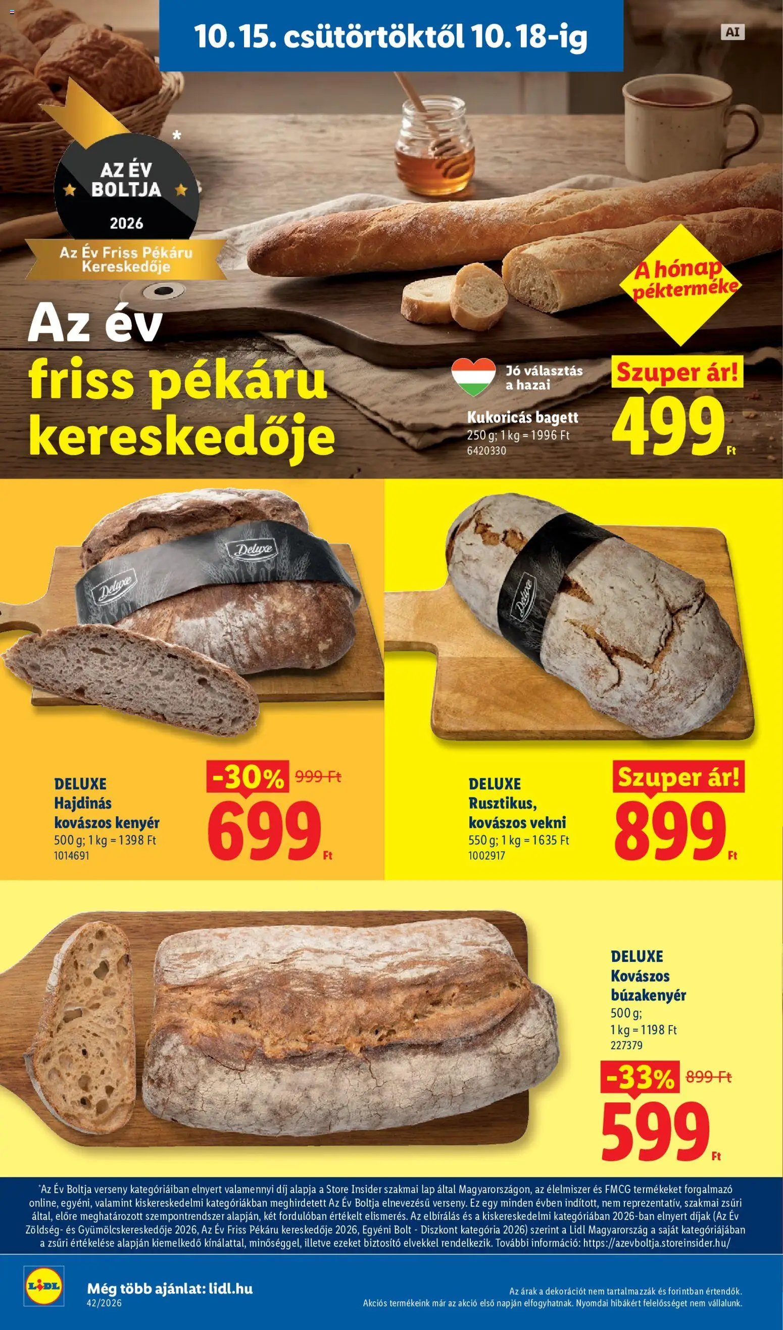 Lidl akciós ujság 2026.10.15. 🎃 HALLOWEEN 🧡