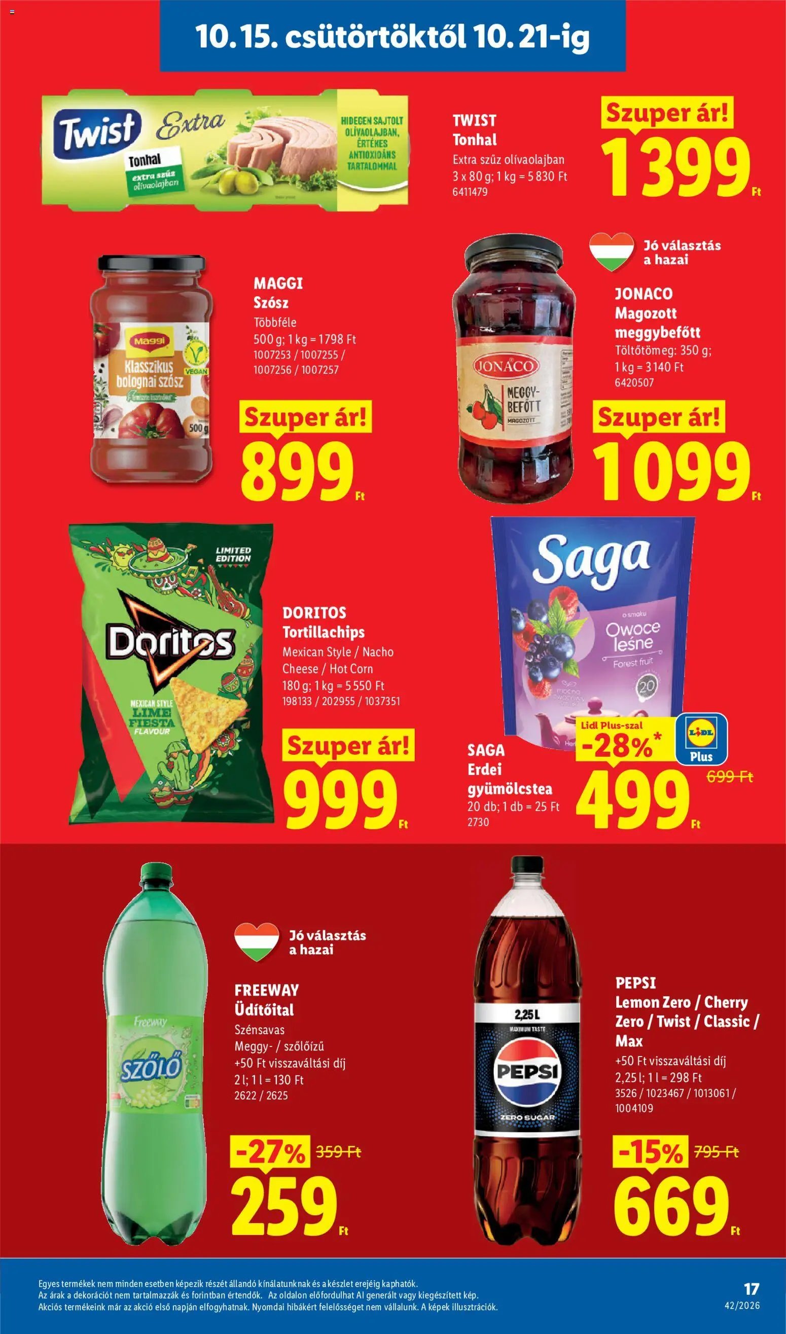 Lidl akciós ujság 2026.10.15. 🎃 HALLOWEEN 🧡