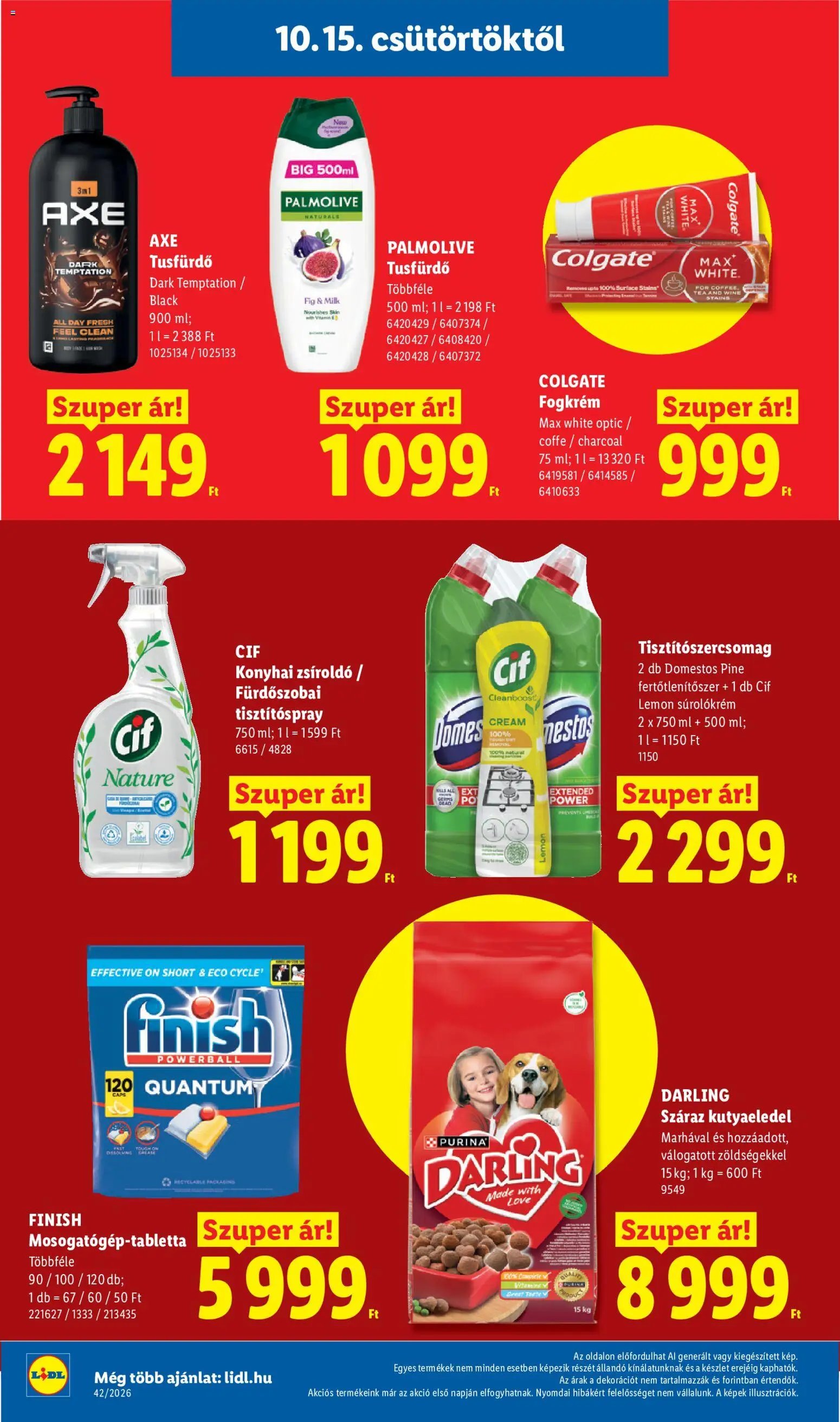 Lidl akciós ujság 2026.10.15. 🎃 HALLOWEEN 🧡