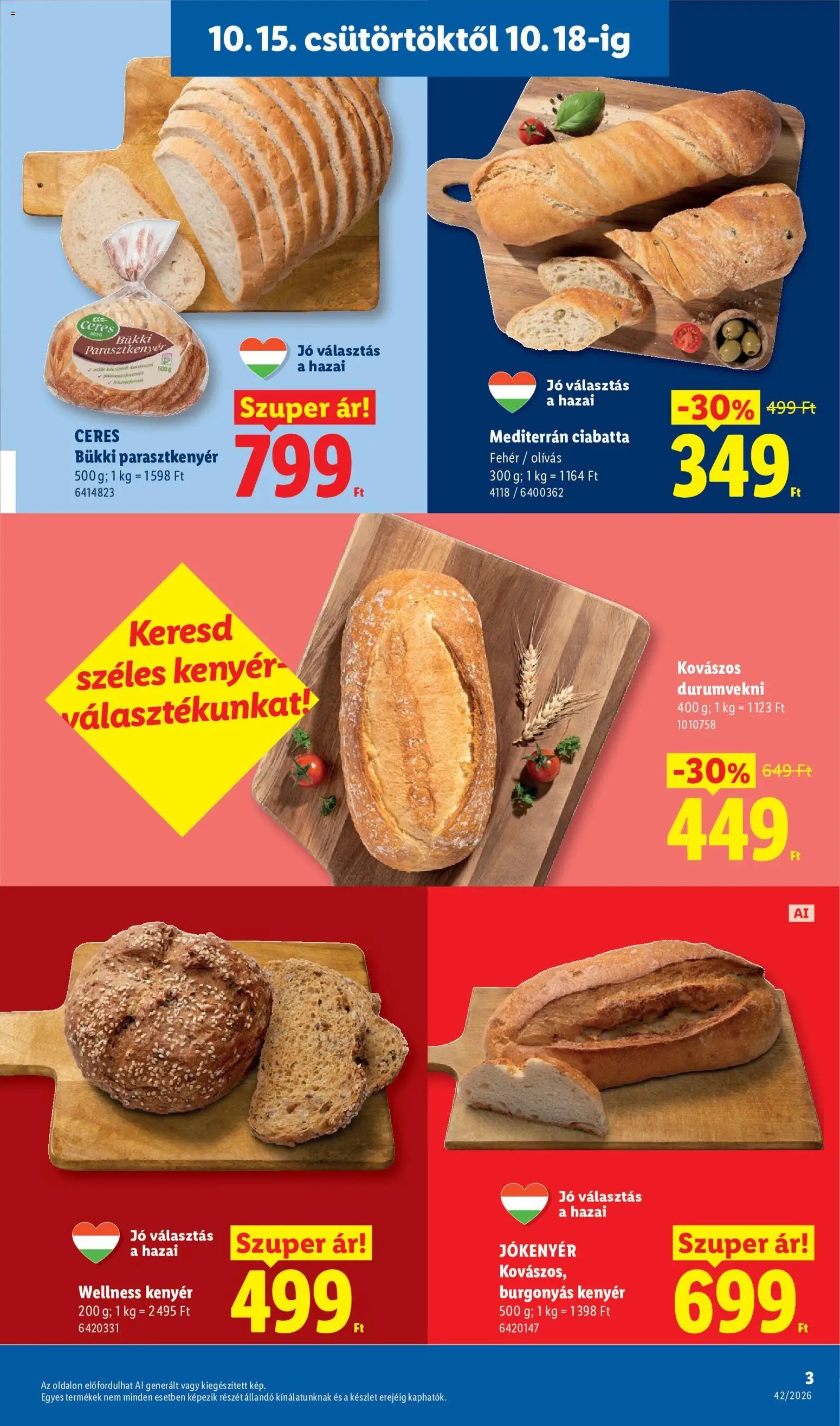 Lidl akciós ujság 2026.10.15. 🎃 HALLOWEEN 🧡
