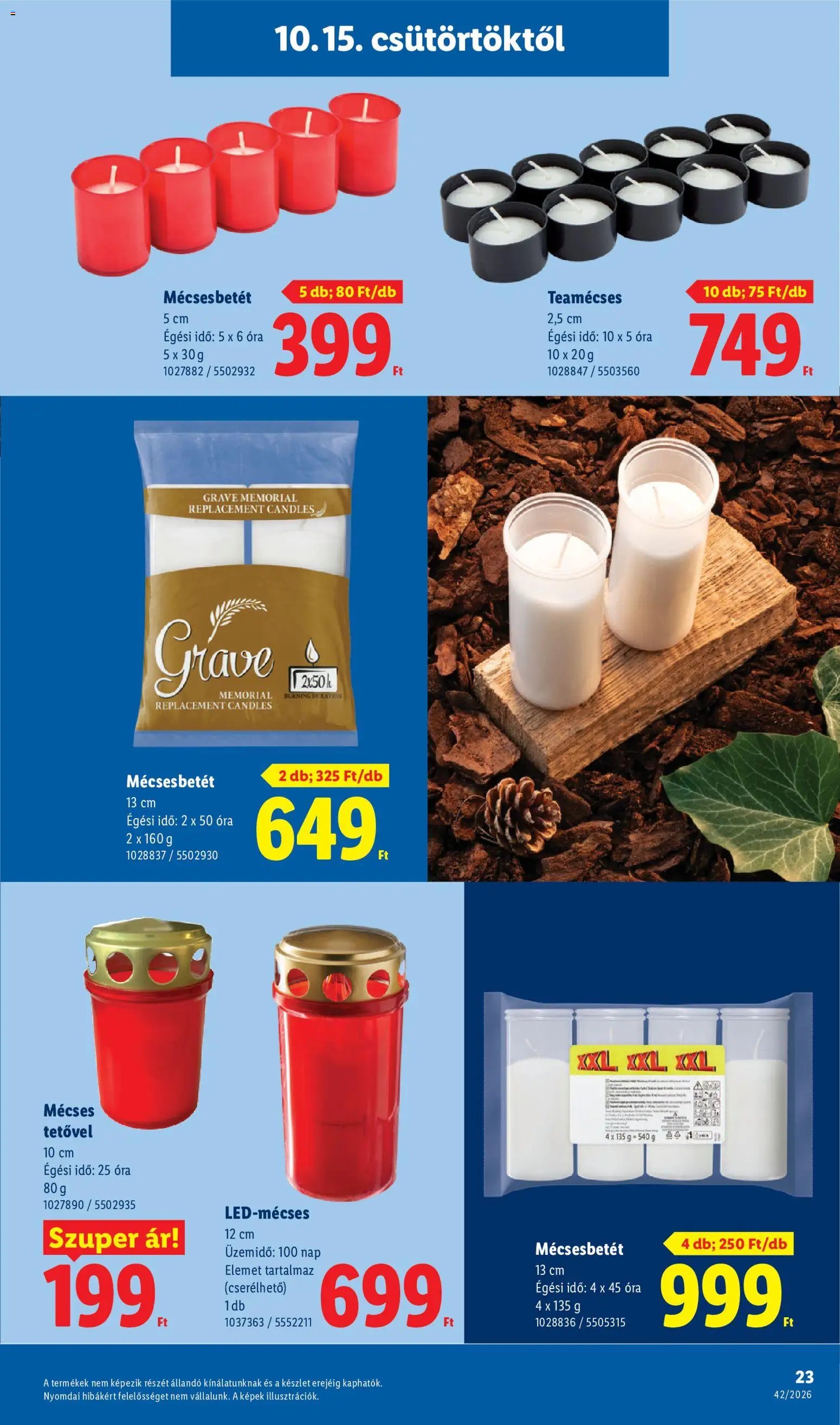 Lidl akciós ujság 2026.10.15. 🎃 HALLOWEEN 🧡