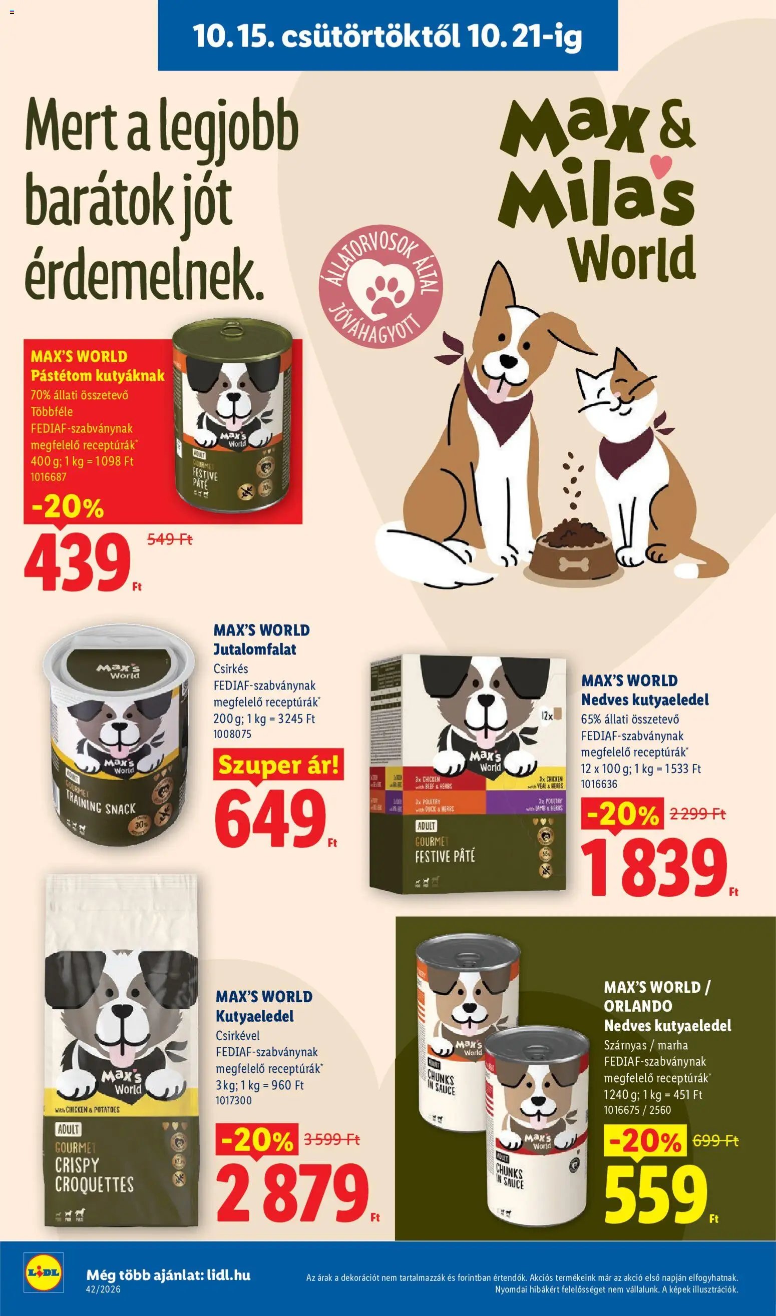 Lidl akciós ujság 2026.10.15. 🎃 HALLOWEEN 🧡