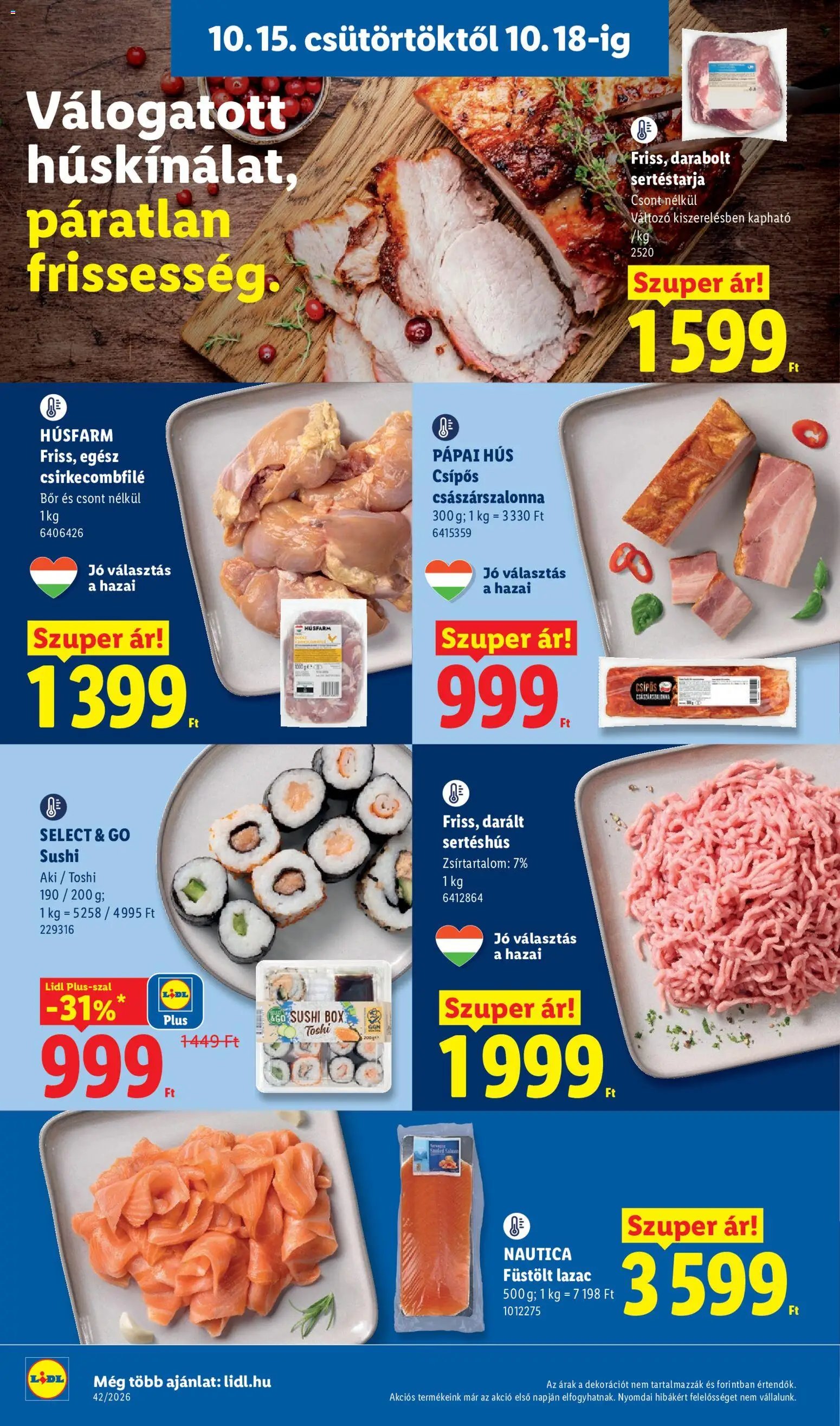 Lidl akciós ujság 2026.10.15. 🎃 HALLOWEEN 🧡