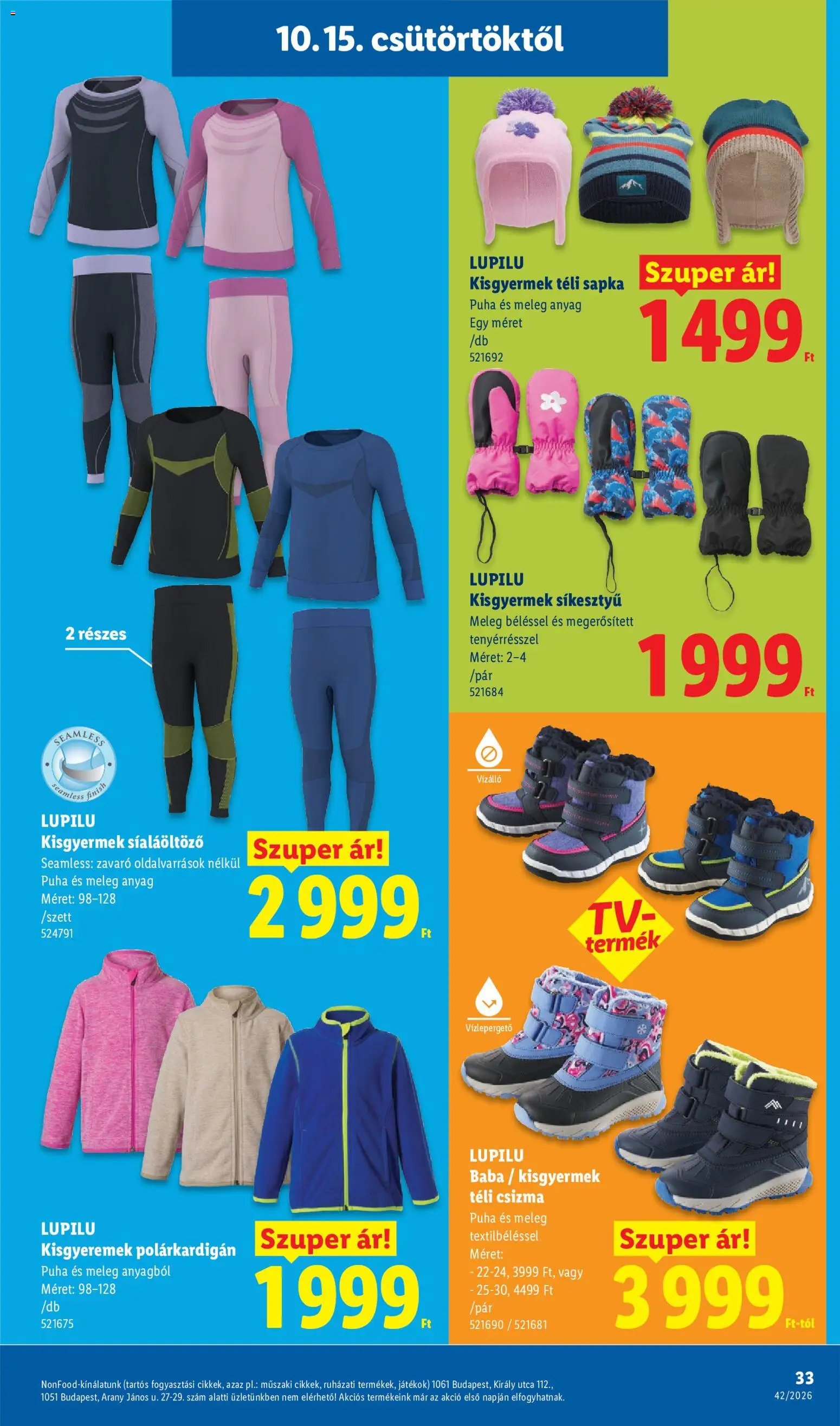 Lidl akciós ujság 2026.10.15. 🎃 HALLOWEEN 🧡