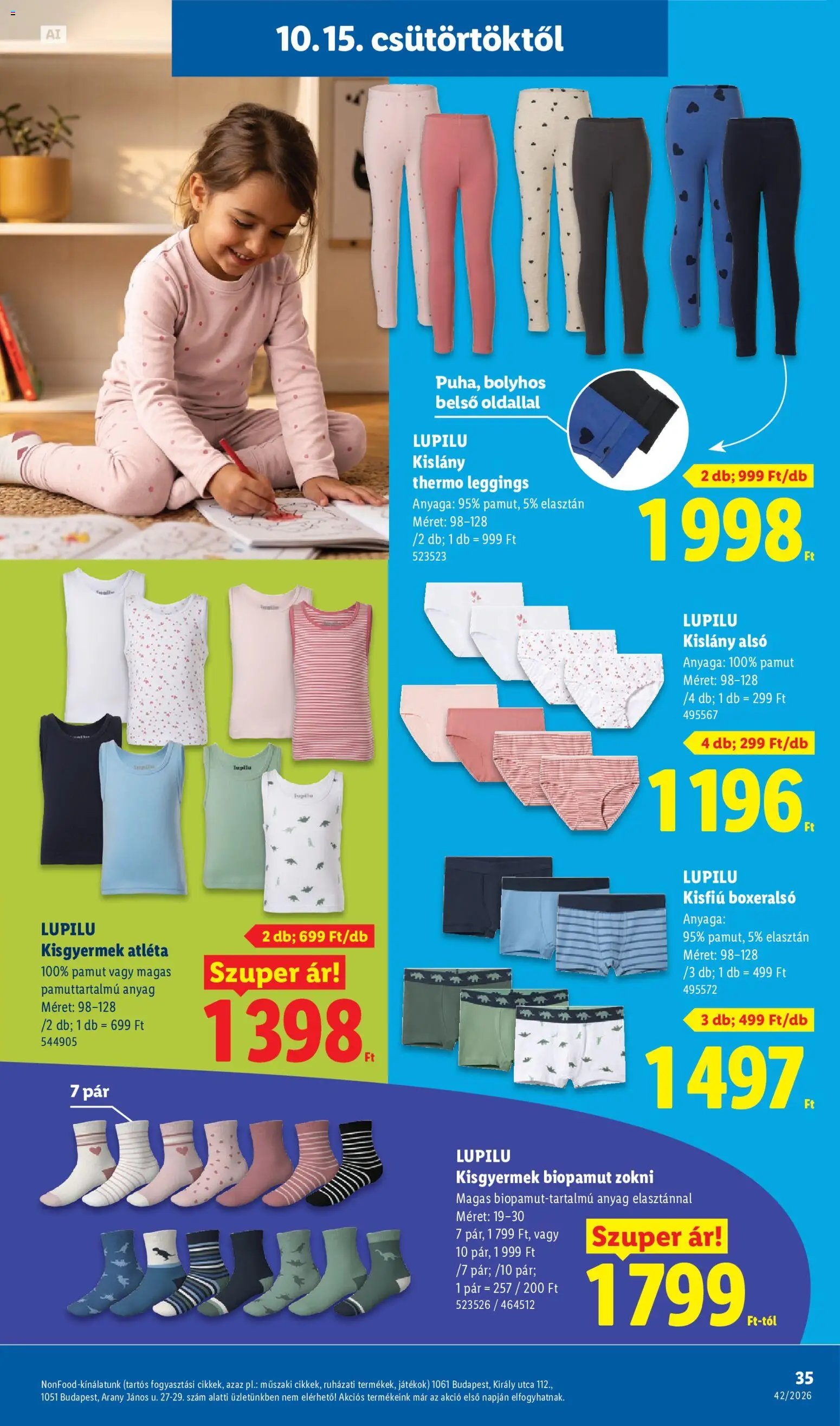 Lidl akciós ujság 2026.10.15. 🎃 HALLOWEEN 🧡