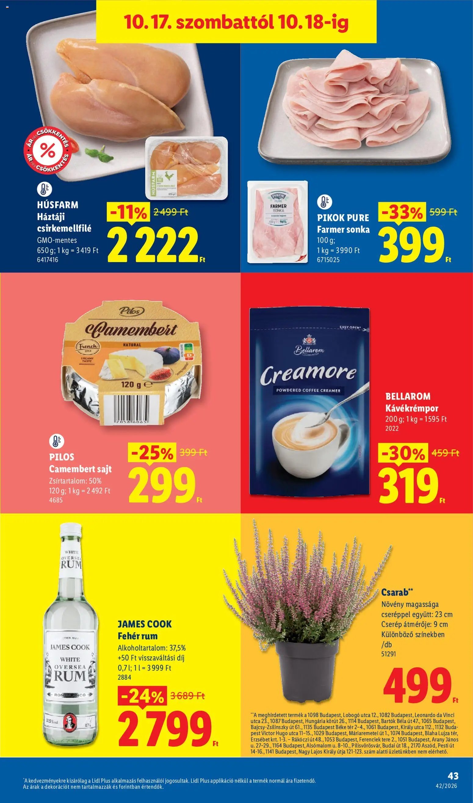Lidl akciós ujság 2026.10.15. 🎃 HALLOWEEN 🧡