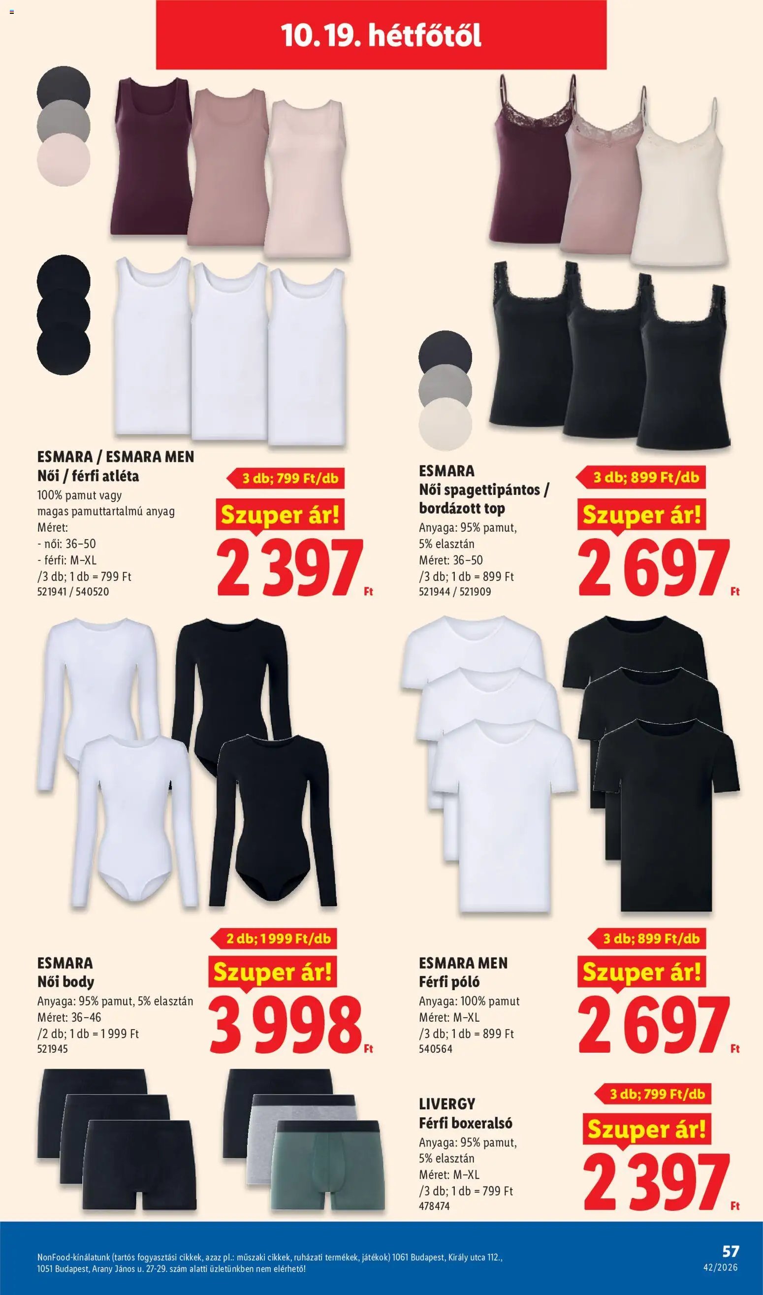 Lidl akciós ujság 2026.10.15. 🎃 HALLOWEEN 🧡