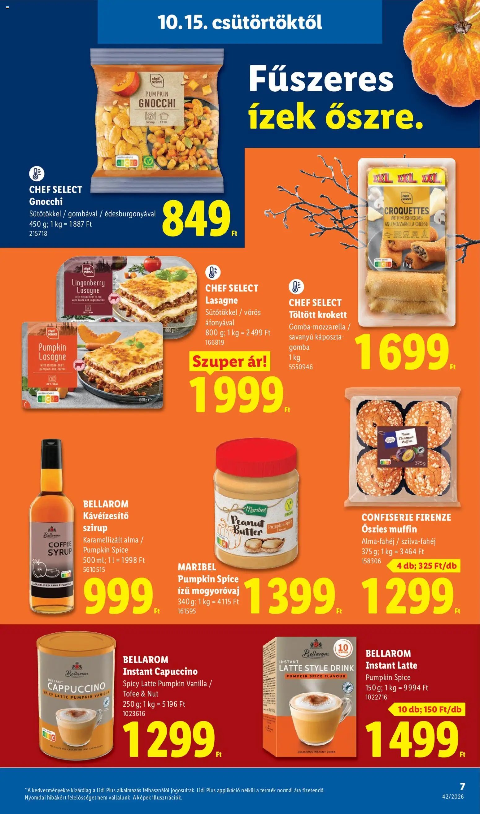 Lidl akciós ujság 2026.10.15. 🎃 HALLOWEEN 🧡